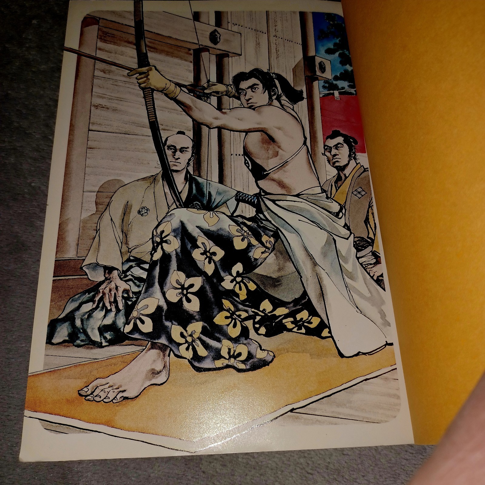 Vintage 1974 Hiroshi Hirata Kyudo Samurai Manga 弓道士魂 Japanese Gekiga First Print