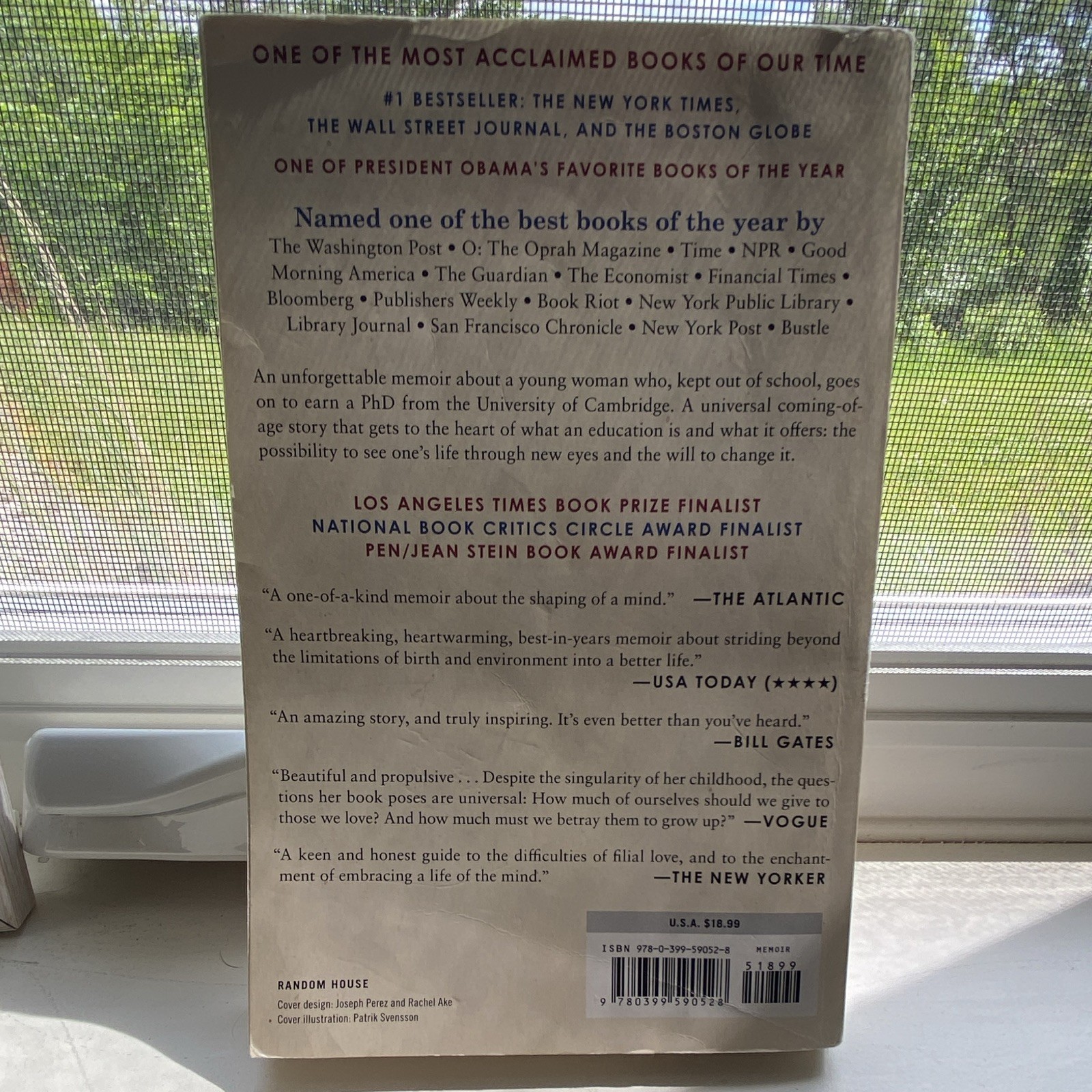 Tara Westover Educated: A Memoir Paperback 2018 Biography & Autobiography