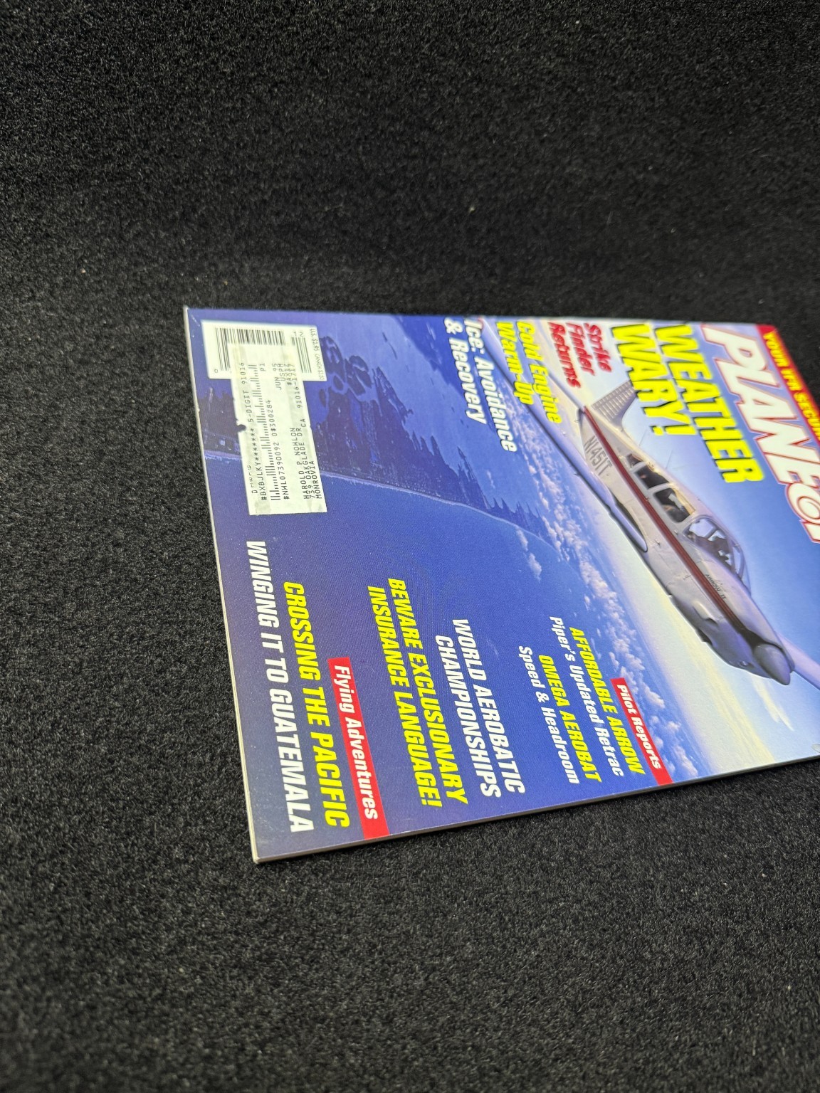 Plane & Pilot Magazine December 1994 Weather Wary Aviation Flying Aircraft