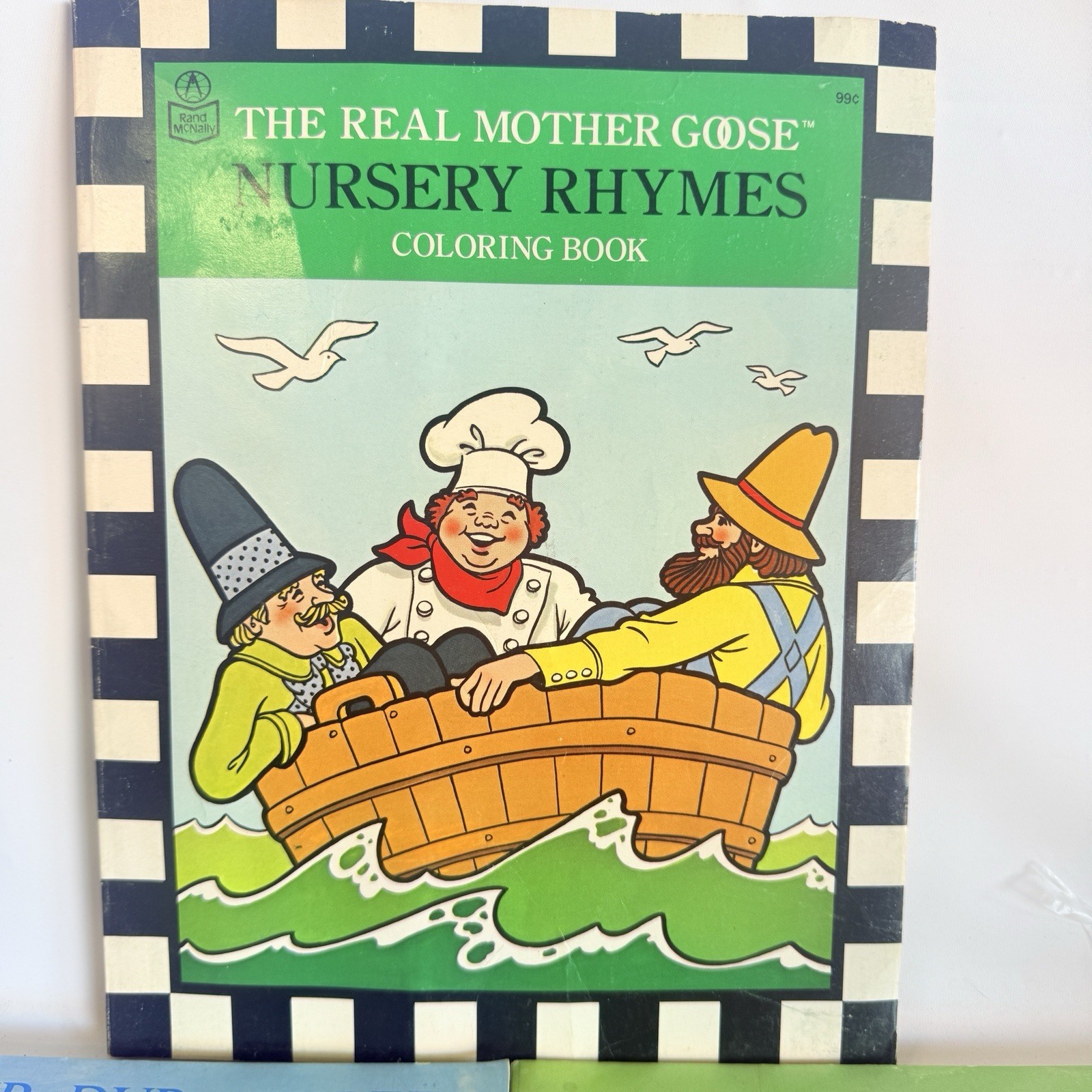 Mother Goose Nursery Rhymes Vintage 1980s Coloring Book Lot Of 3