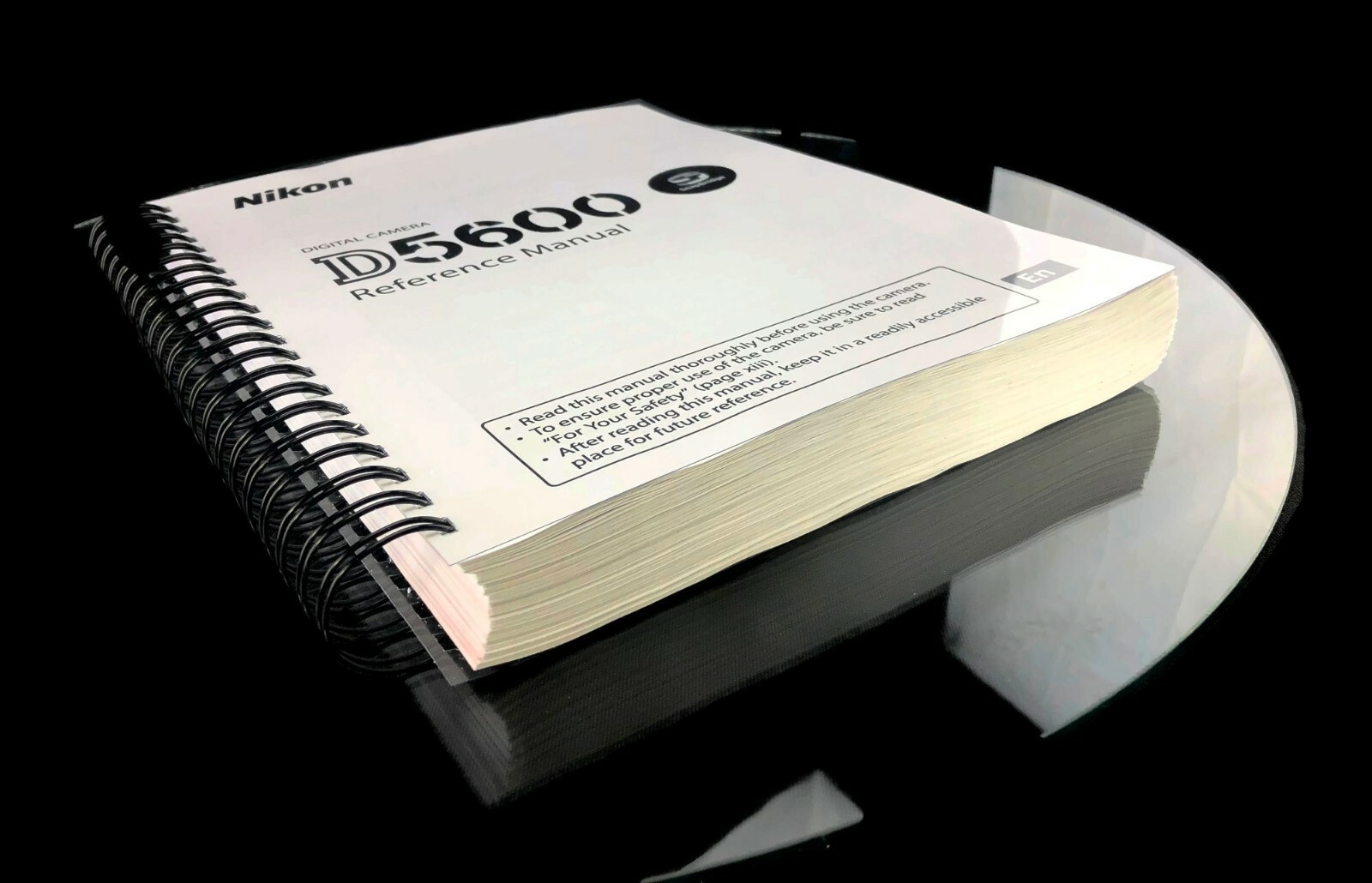 Nikon D5600 5600 COMPLETE Instruction Reference Guide COIL BOUND 424 PAGES!!!