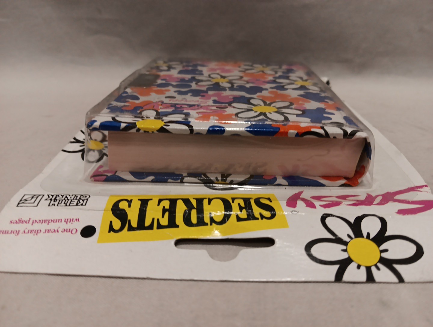 Vintage 1991 Keith Clark Sassy Secrets Diary New On Card 90s Floral Diary NOS