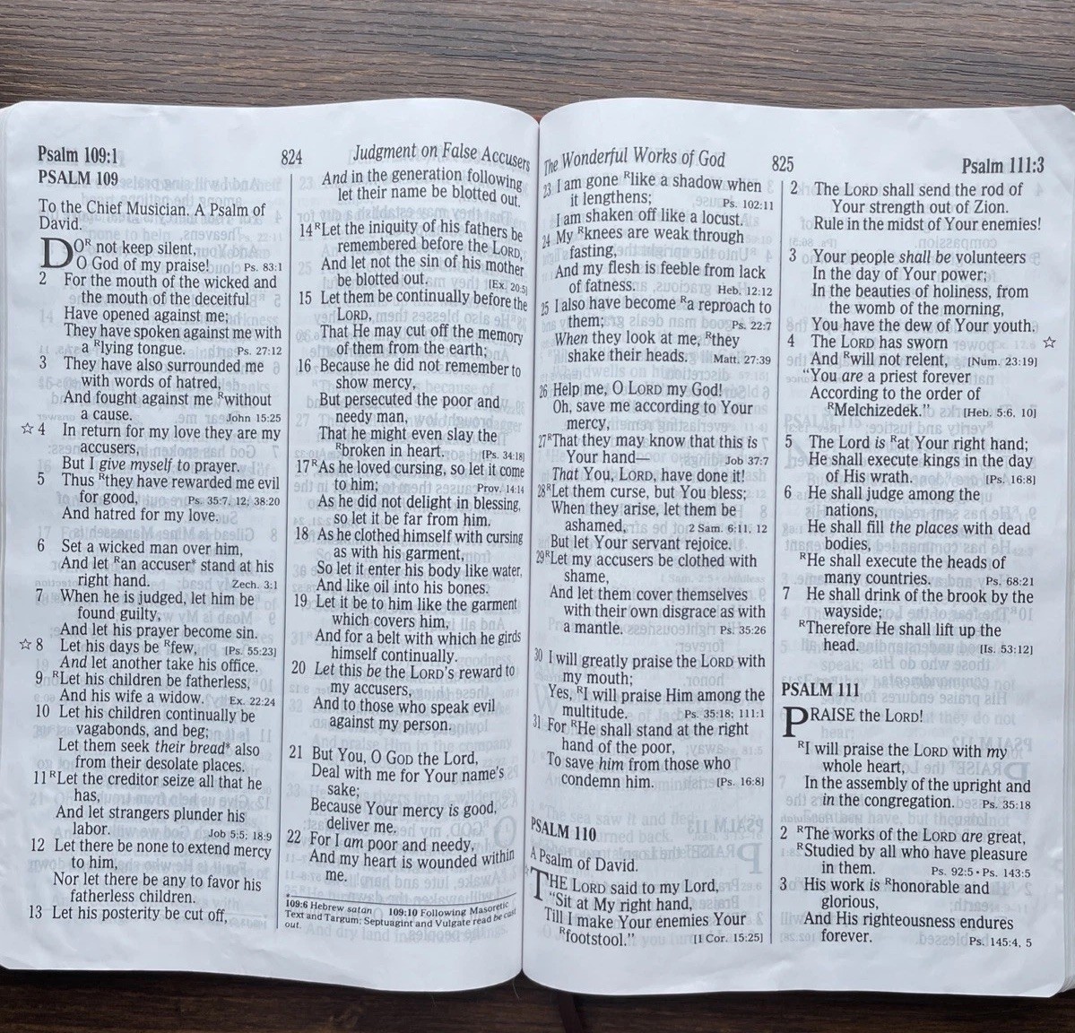 NKJV Holy Bible Super Giant Print Reference Edition Red Letter Leather Worn