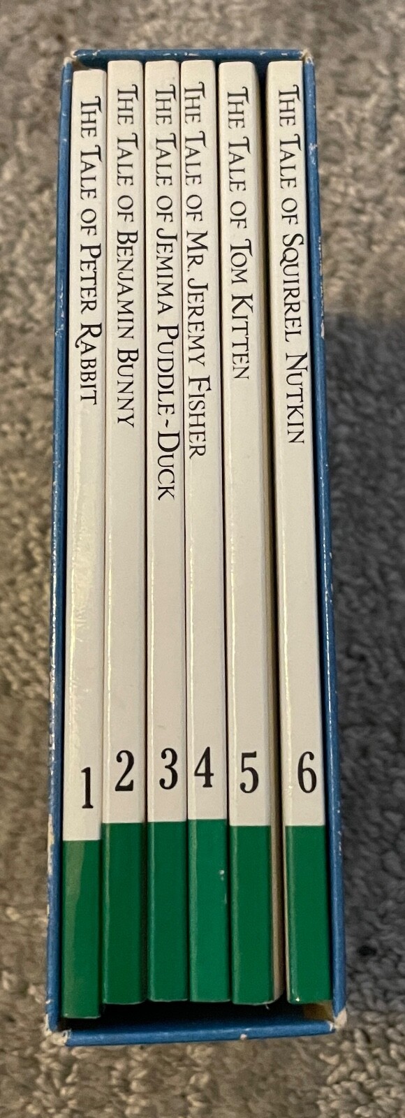 BP Gas Advertising Beatrix Potter Peter Rabbit Book Library Collection Box Set