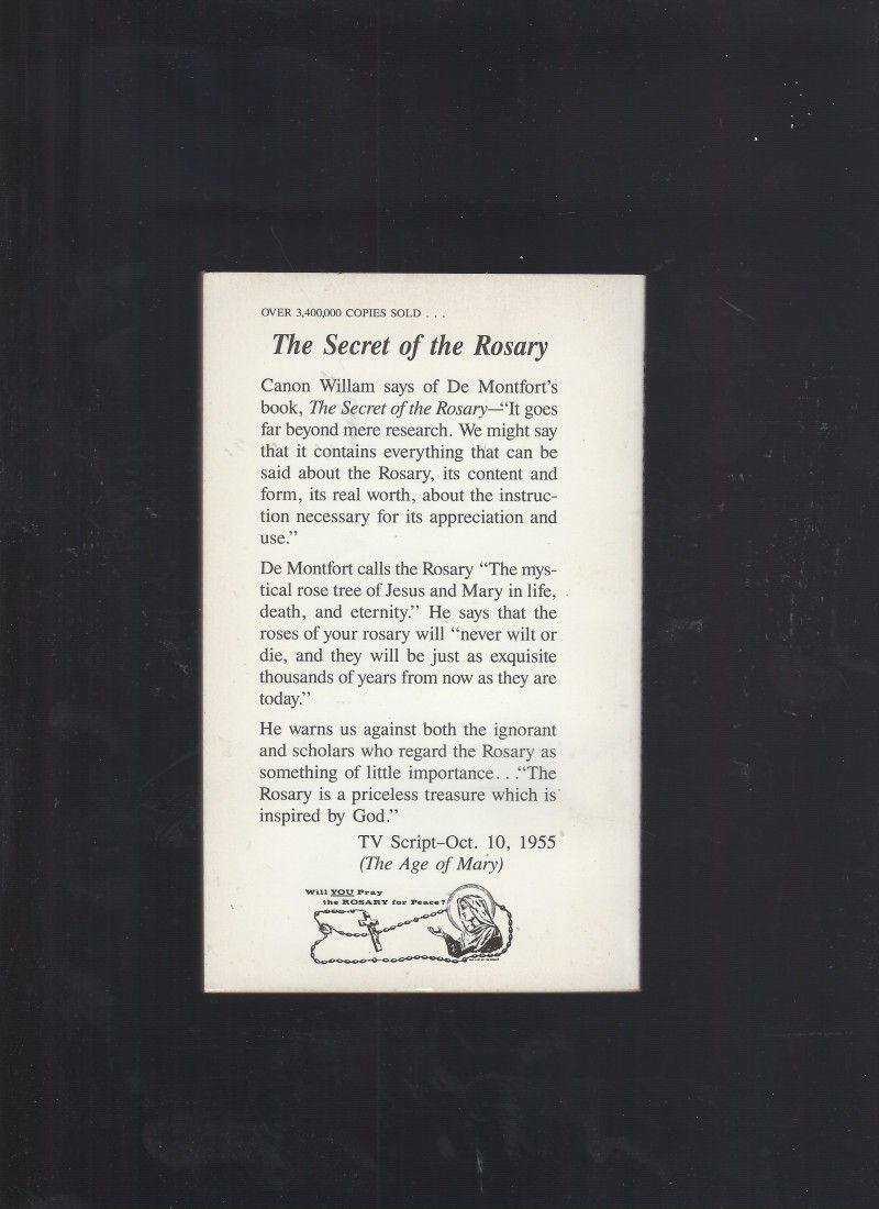 The Secret Of The Rosary Small Books of 125 pages are Unread and Unused