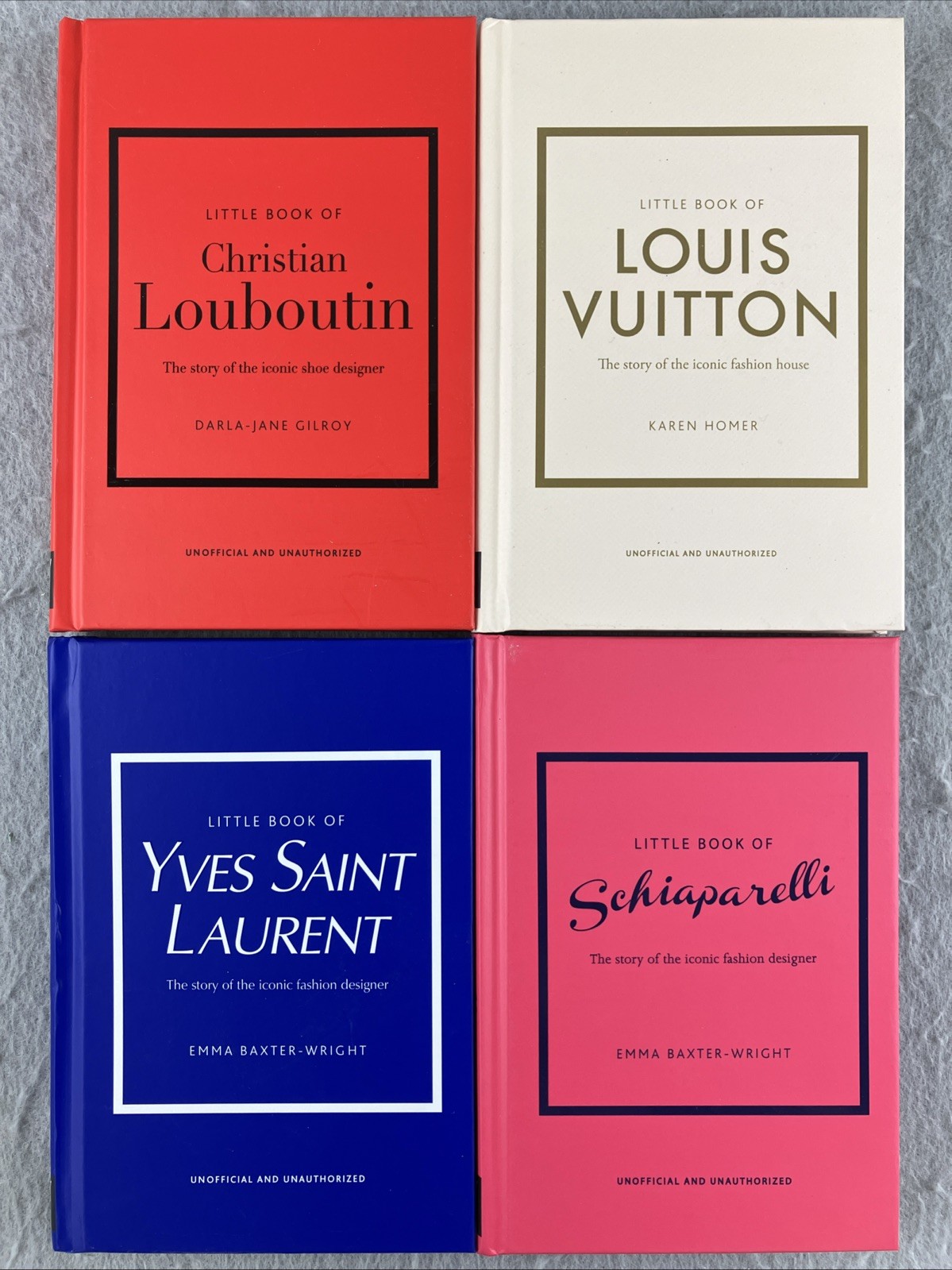 Little Guides to Style II Gift Set A Historical Review Four Fashion LV, CL, YSL