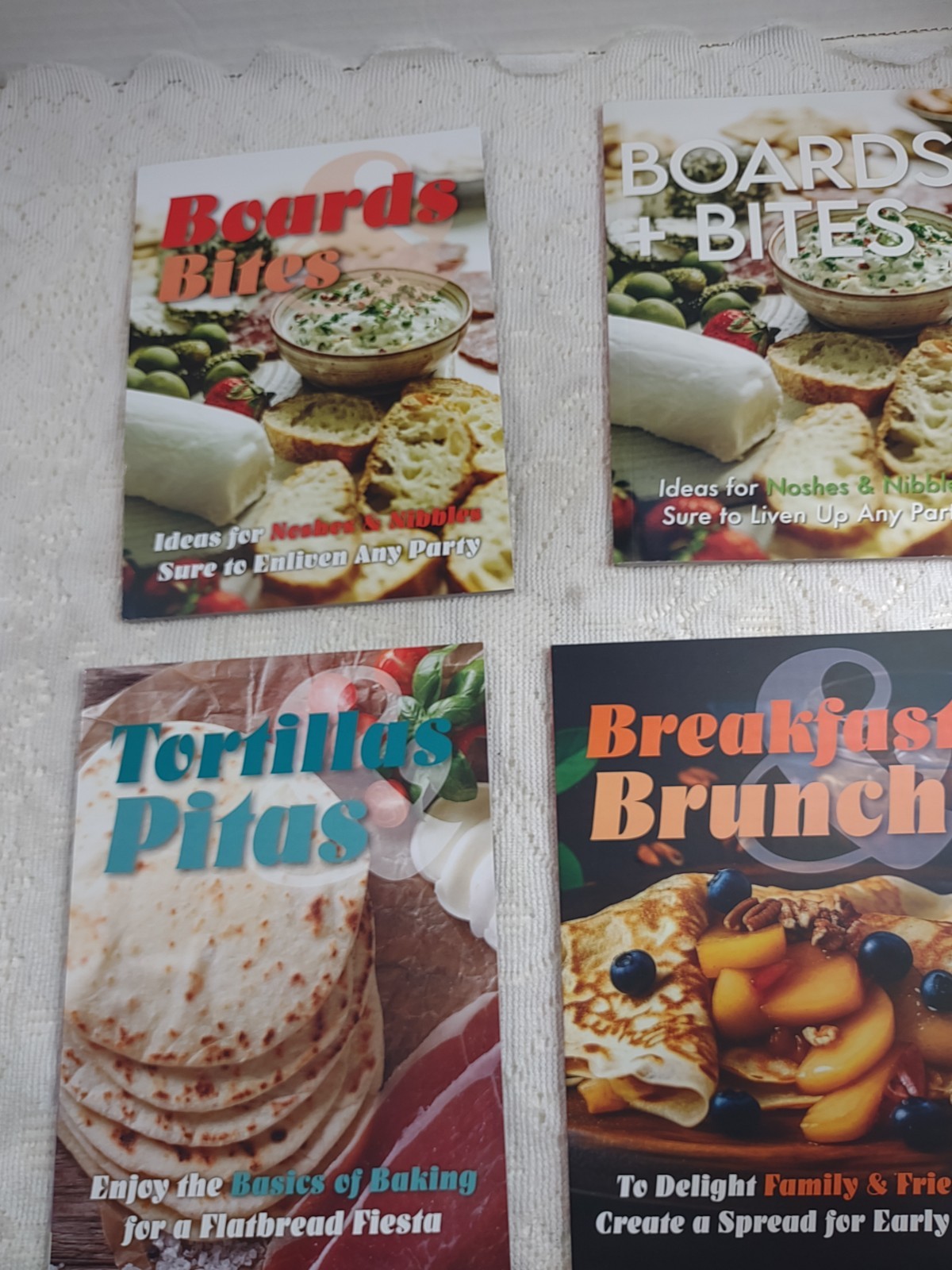 Set Of 4 Contemporary Cook Booklets Charcuterie, Tortillas,Etc. App. 47 Pages Ea