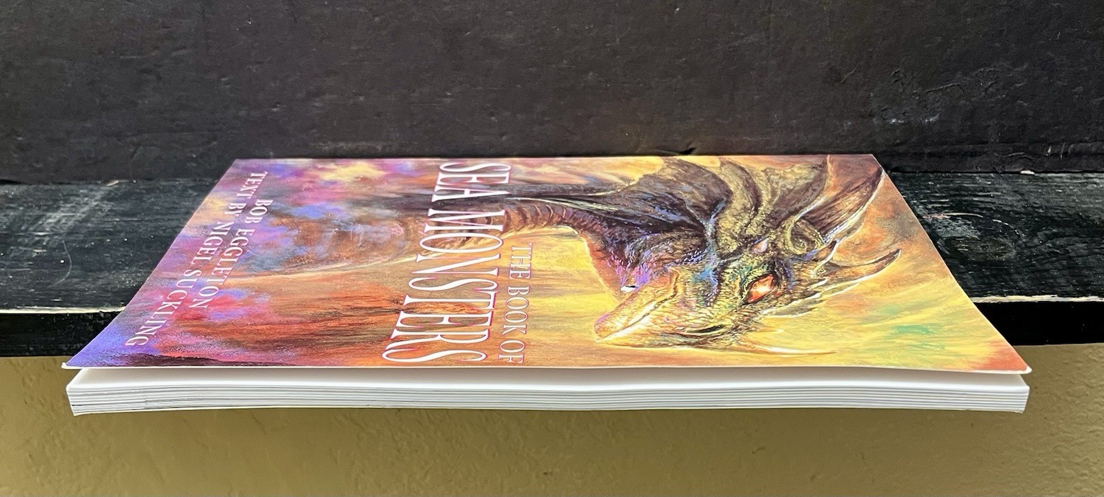 Book of Sea Monsters by Bob Eggleton (1998, Trade Paperback) Like New P