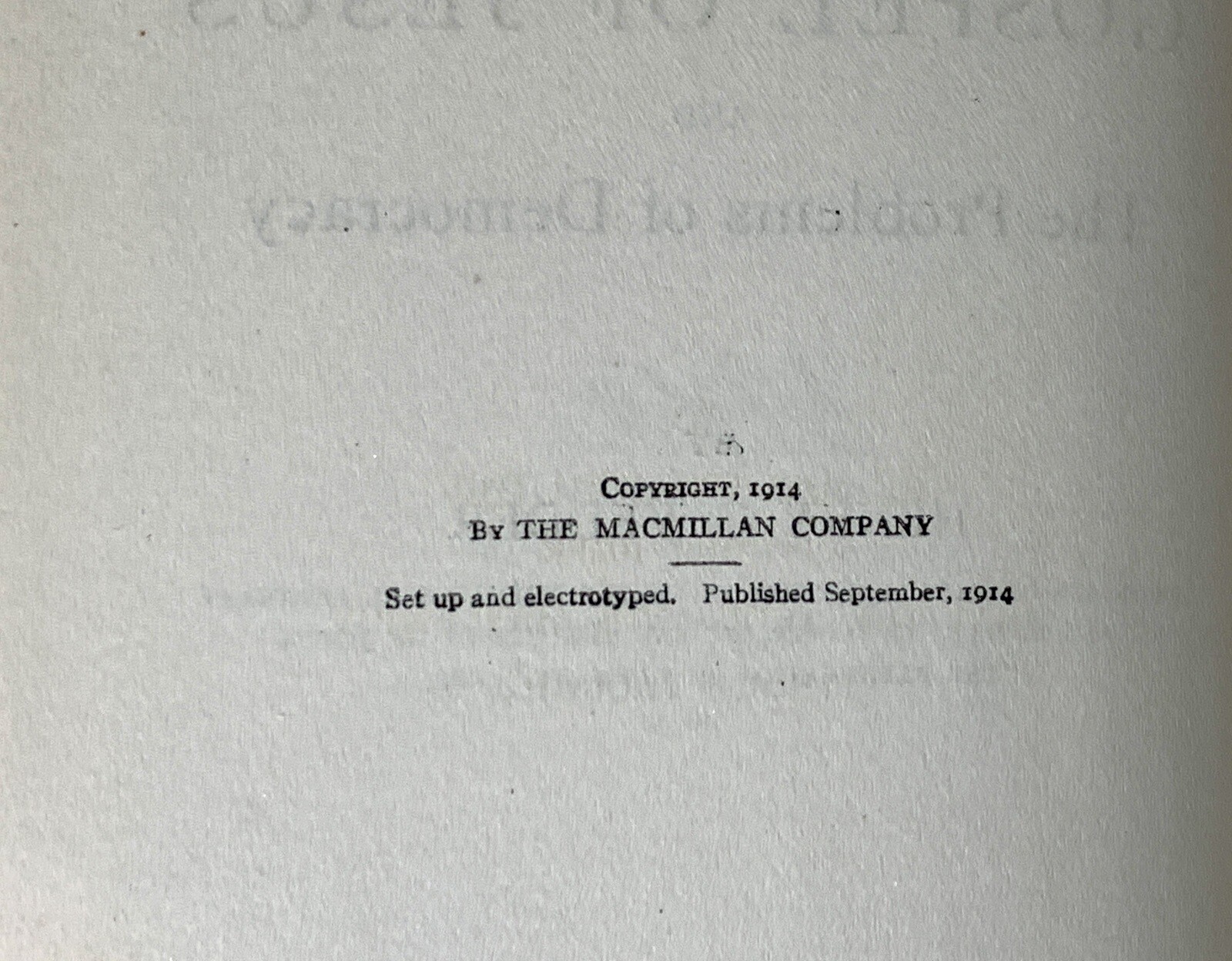 1910s ANTIQUE BOOK 1st Edition HC Democracy CHRISTIANITY social justice GOSPEL