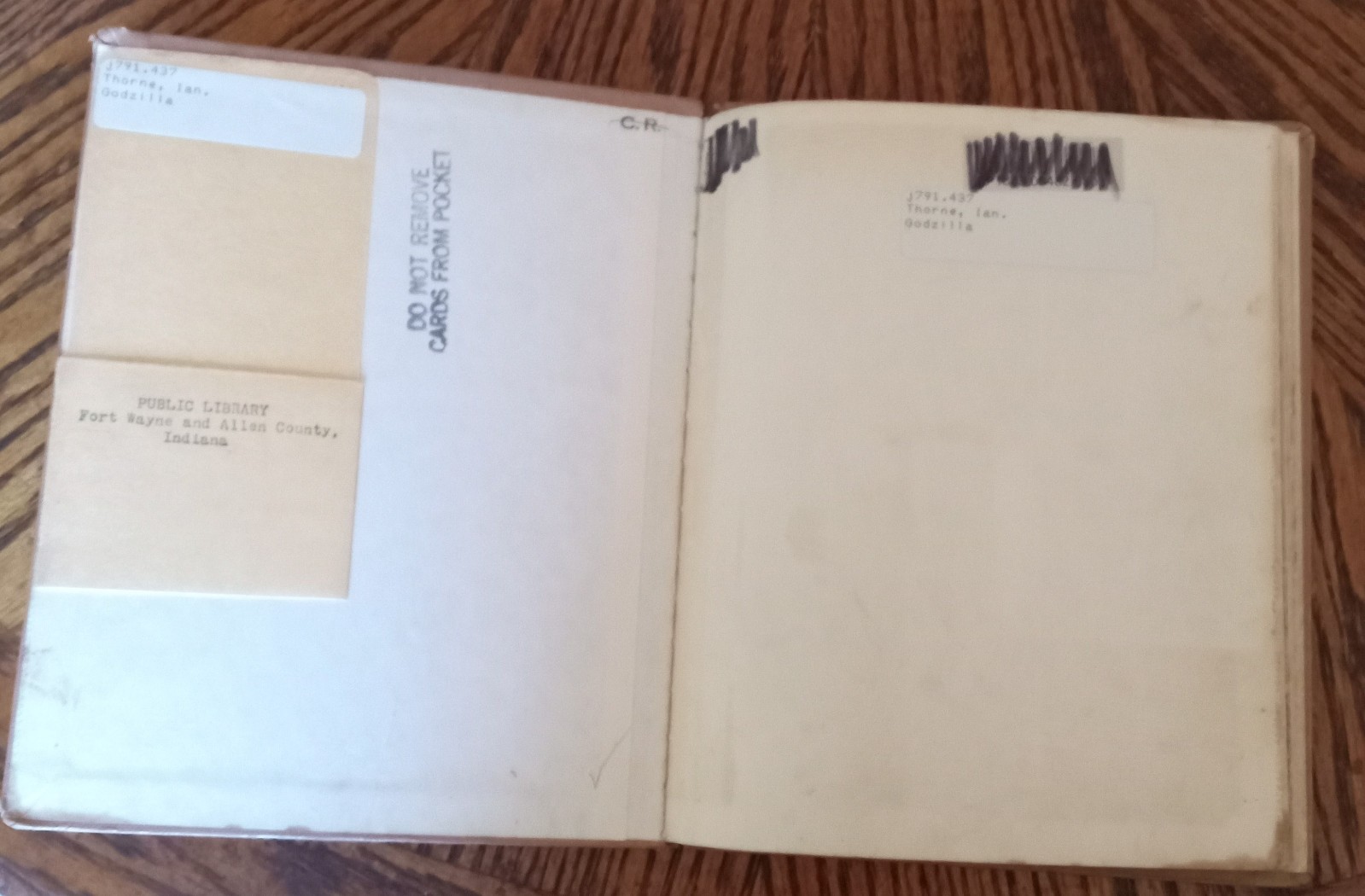 Godzilla Crestwood House Book Ian Thorne HC 1977 Rough Shape but Complete