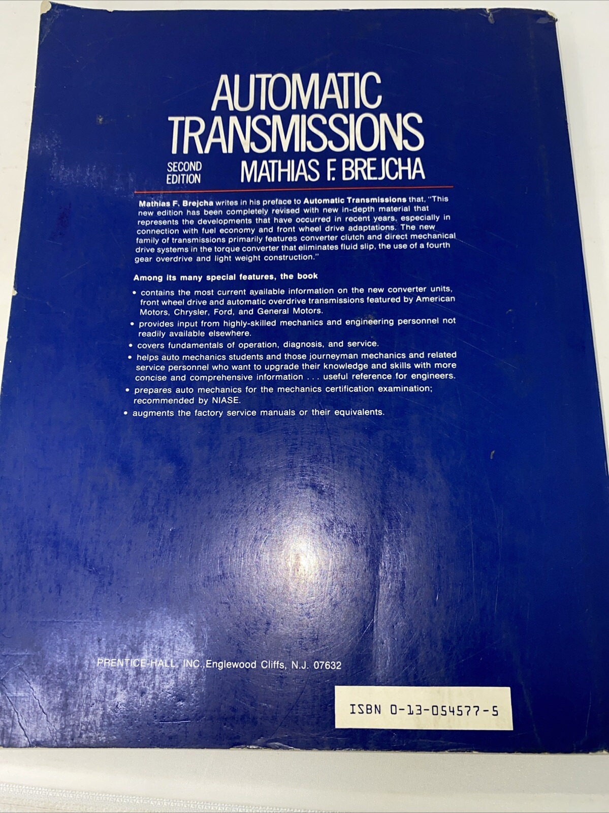 Automatic transmissions Mathias F Brejcha 402 pages printed in USA 2nd Edition