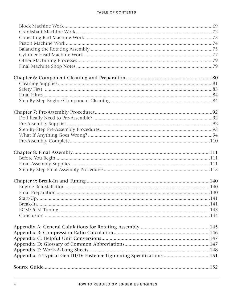 How to Rebuild GM LS-Series Engines Book – Stock and Performance 4.8 5.3 5.7 6.0