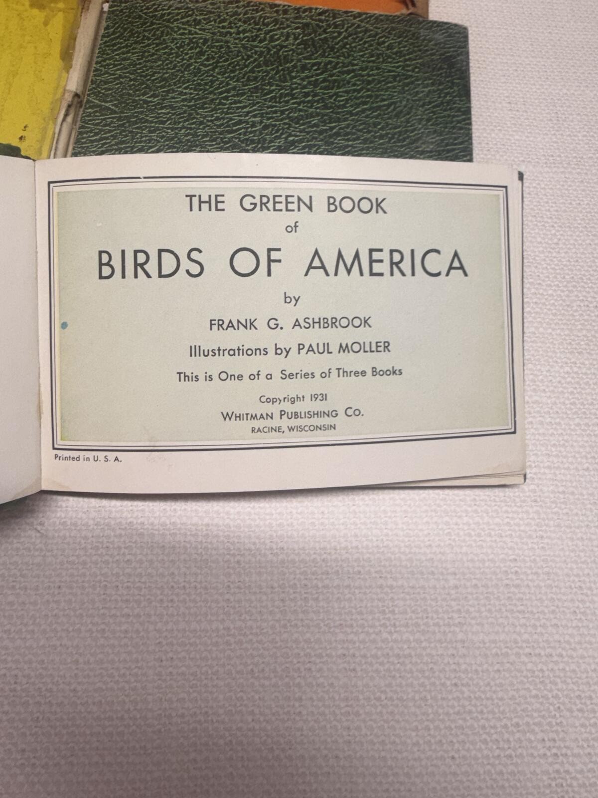 Vintage 1930s Lot Of Bird Identification Bird Watching Books
