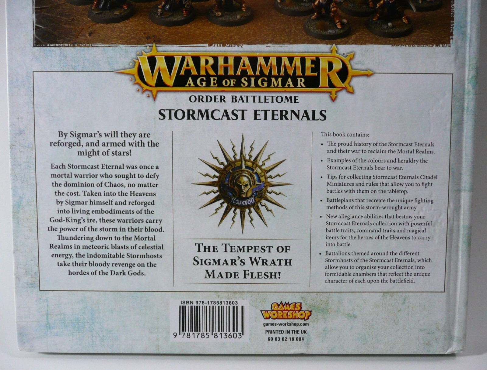 Warhammer Age Of Sigmar Stormcast Eternals Hardcover Book Minor Damage 168 Pages