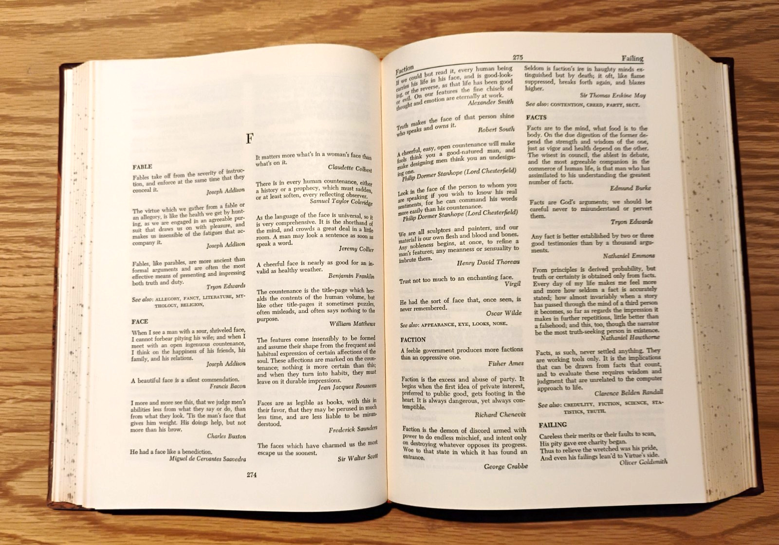 International Dictionary of Thoughts by Bradley Faux Leather HC Ferguson 1969
