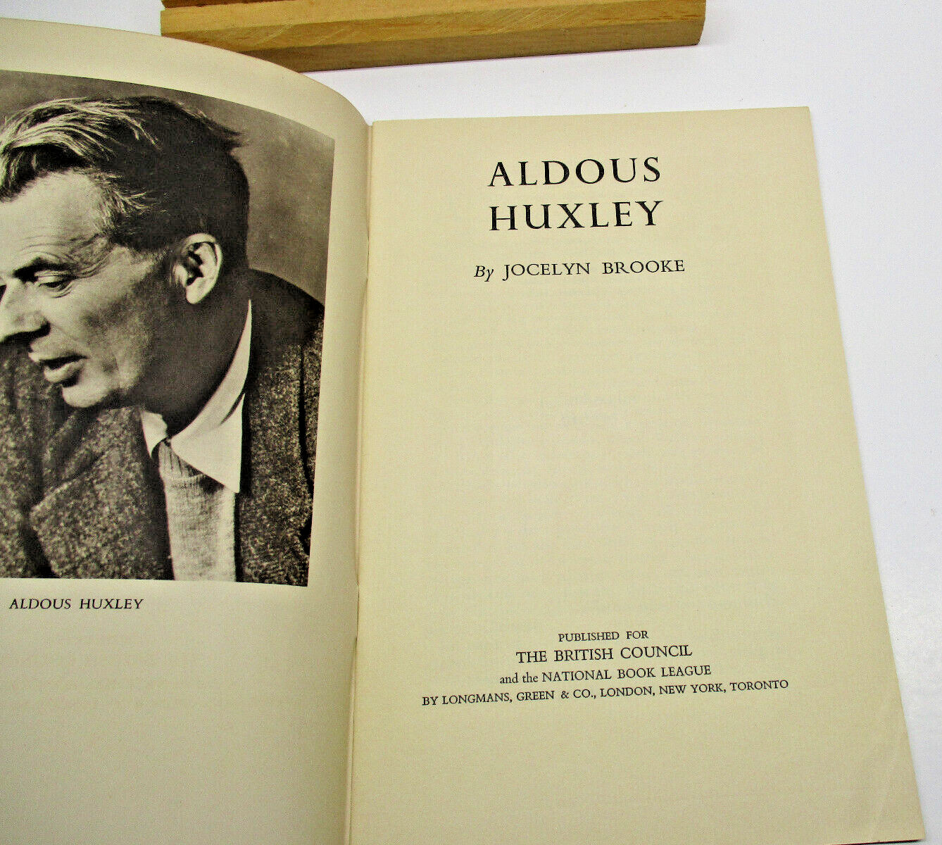 Aldous Huxley by Jocelyn Brooke Paperback 1st 1954 for British Council