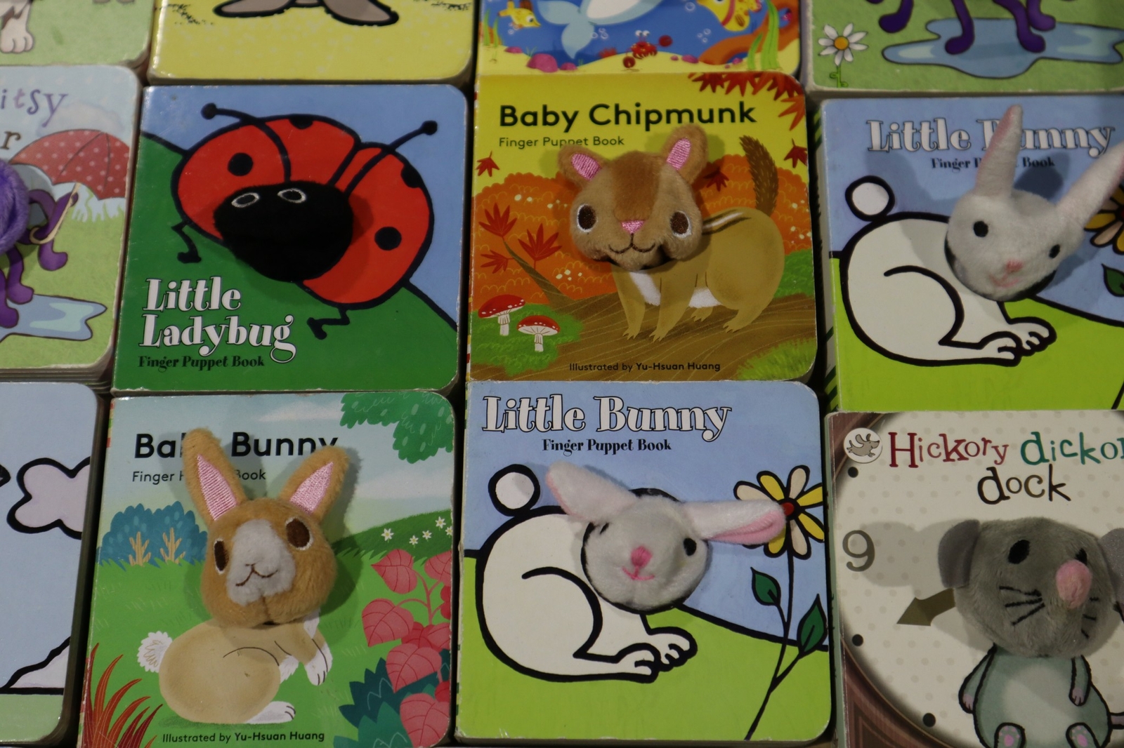 Lot of 10 Finger Puppet Board Books – Random Mix