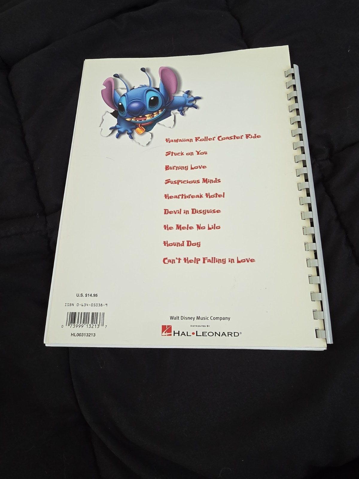 LILO AND STITCH Hal Leonard Corp. Arrangement Book