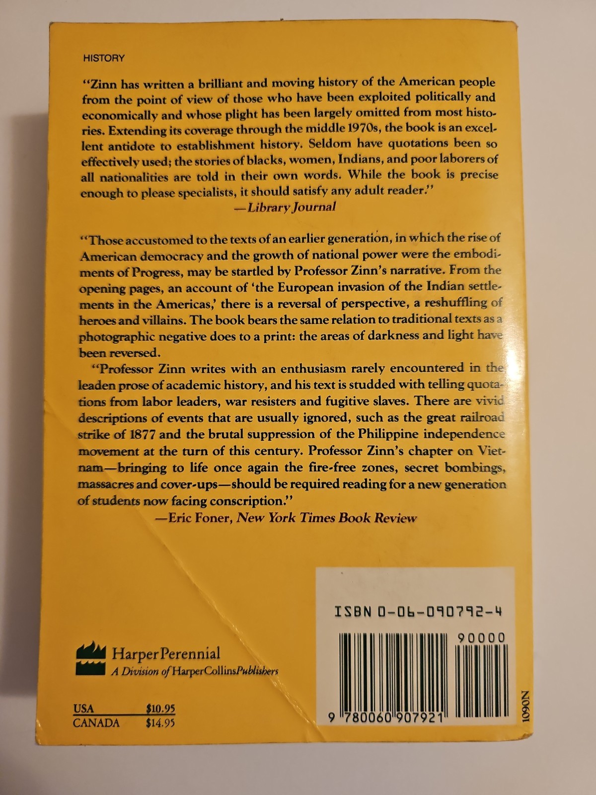 A People’s History of the United States Paperback Howard Zinn