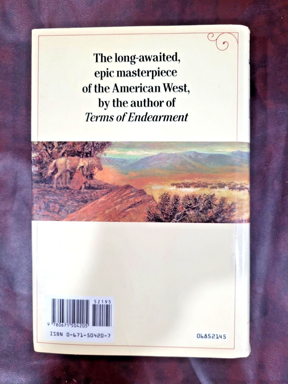 Lonesome Dove – Larry McMurtry (1985, Hardcover) First Edition/15th Printing