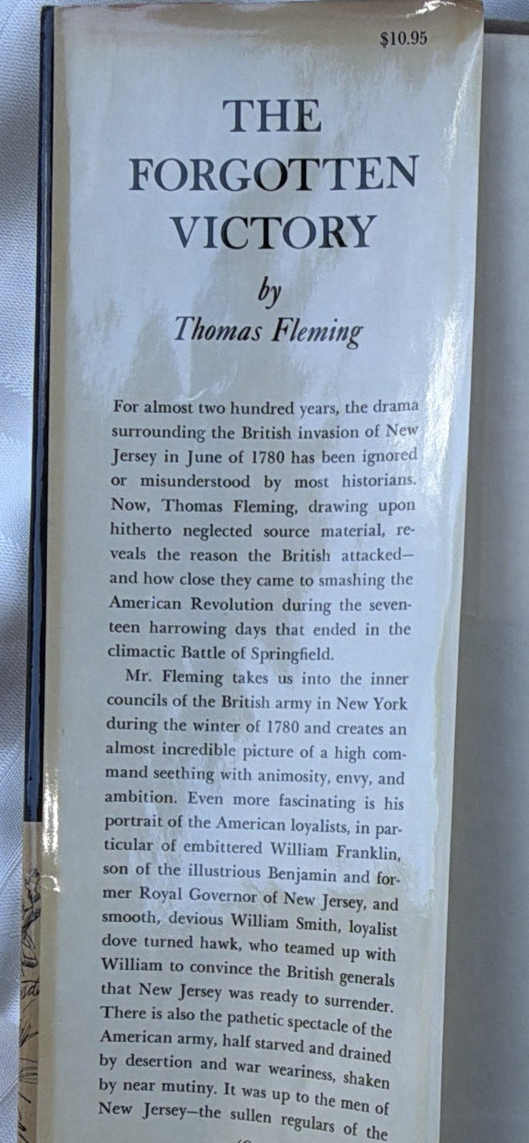 The Forgotten Victory – Thomas Fleming (1973 1st) HC Signed