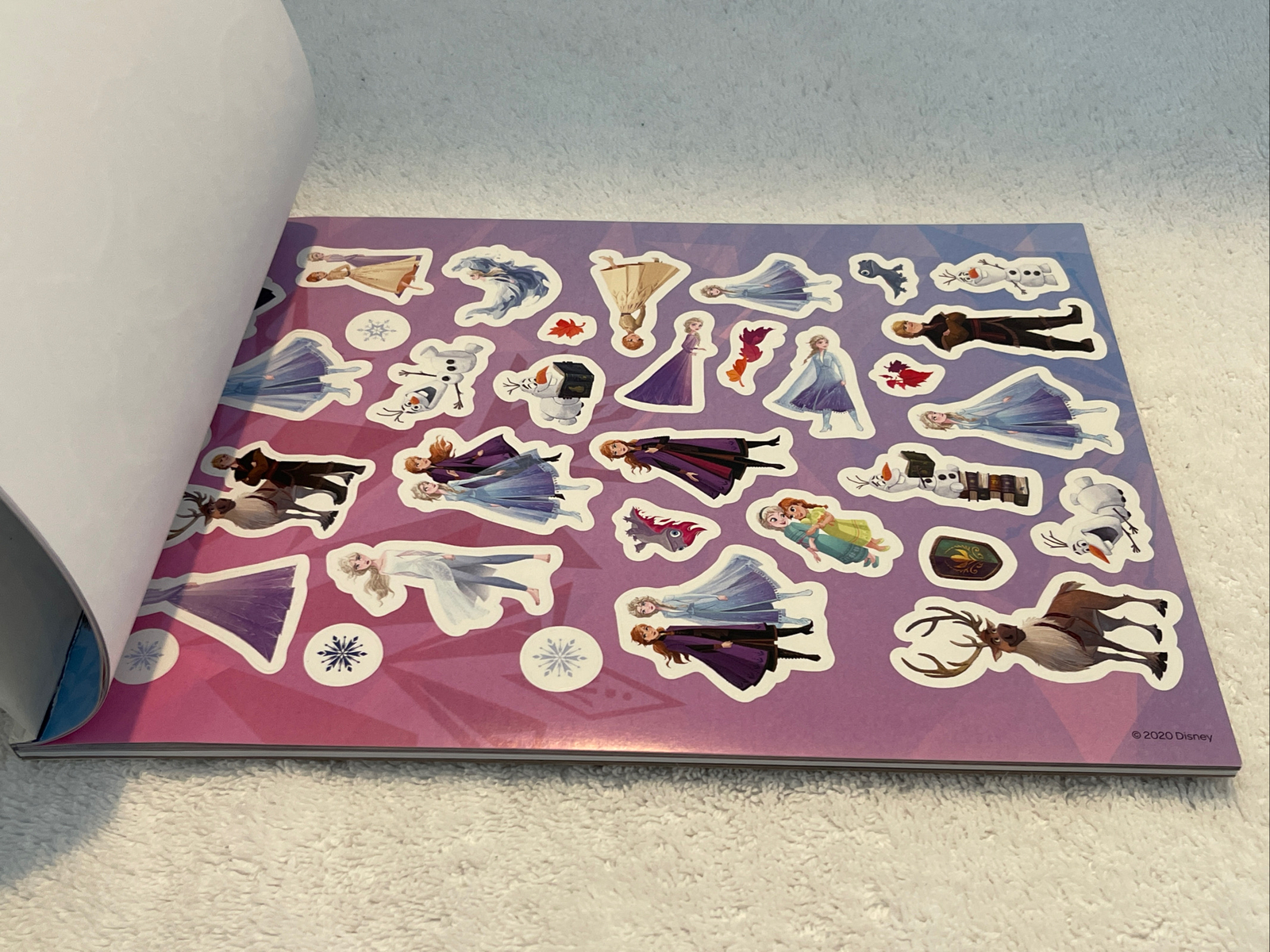 Disney Frozen II Create-A-Scene Sticker Activity Pad To Color