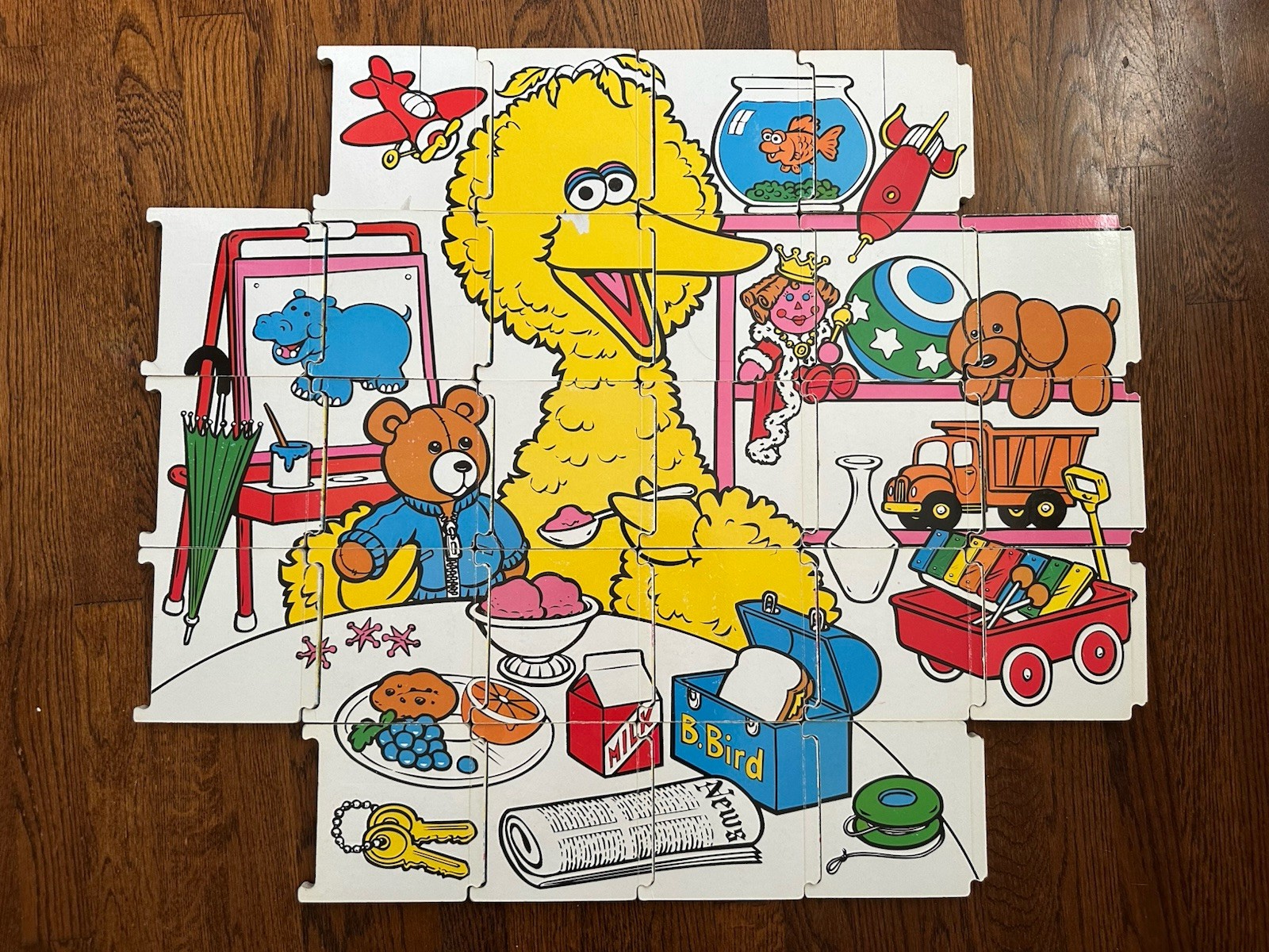 Vintage 26 Sesame Street Alphabet Interlocking ABC Board Book Set A-Z & Others!