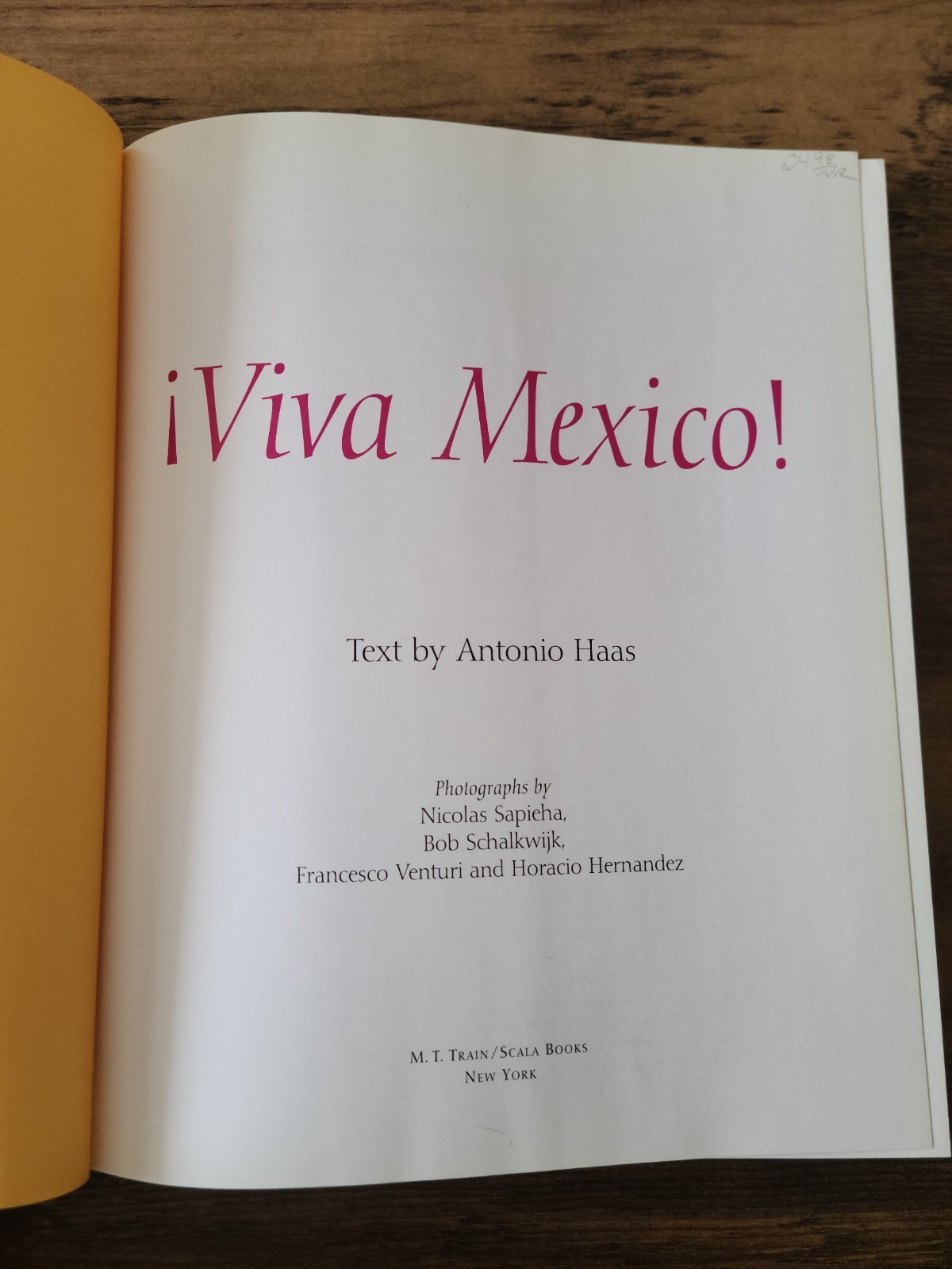 Viva Mexico! by Antonio Haas Nicolas Sapieha HC/DJ