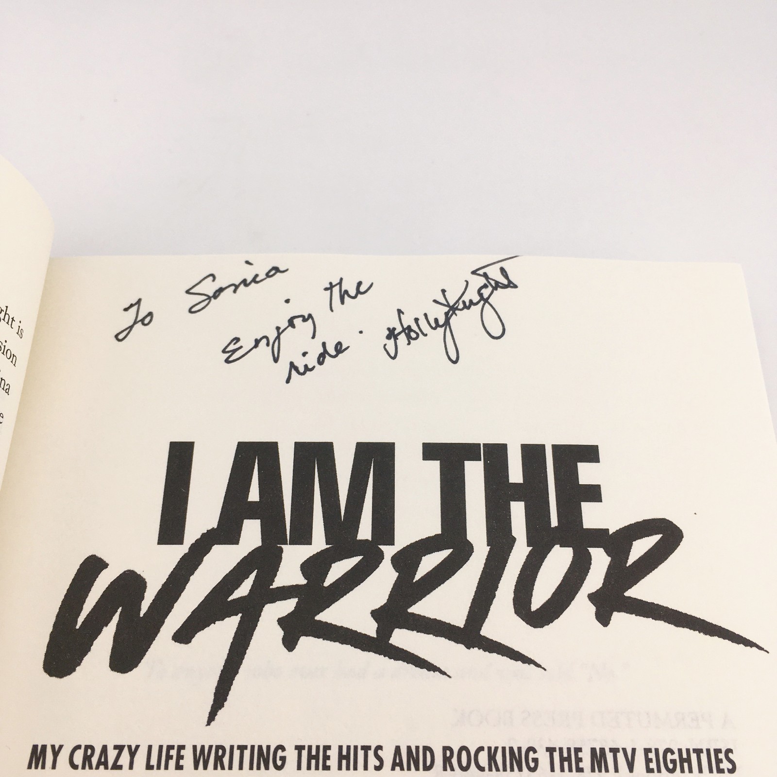 SIGNED I Am The Warrior By Holly Knight Permuted Press First Printing 2022