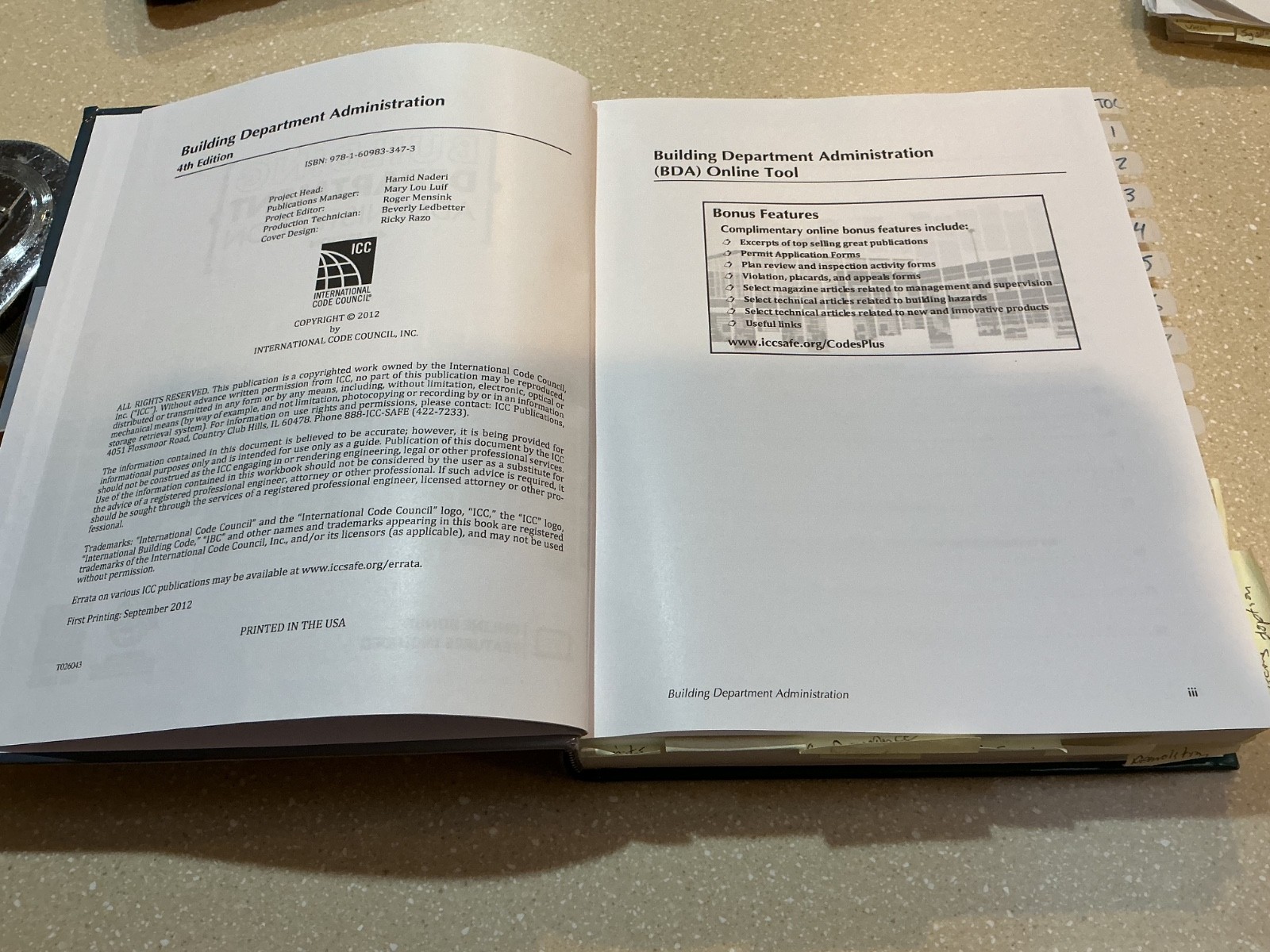 ICC Building Department Administration 4th edition
