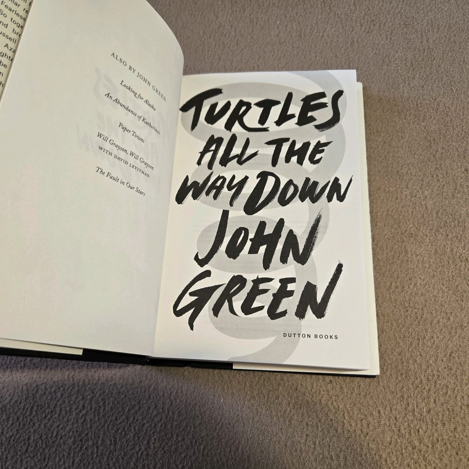 John Green SIGNED 1st Edition HC/DJ Lot, Fault in Our Stars, Anthropocene Review