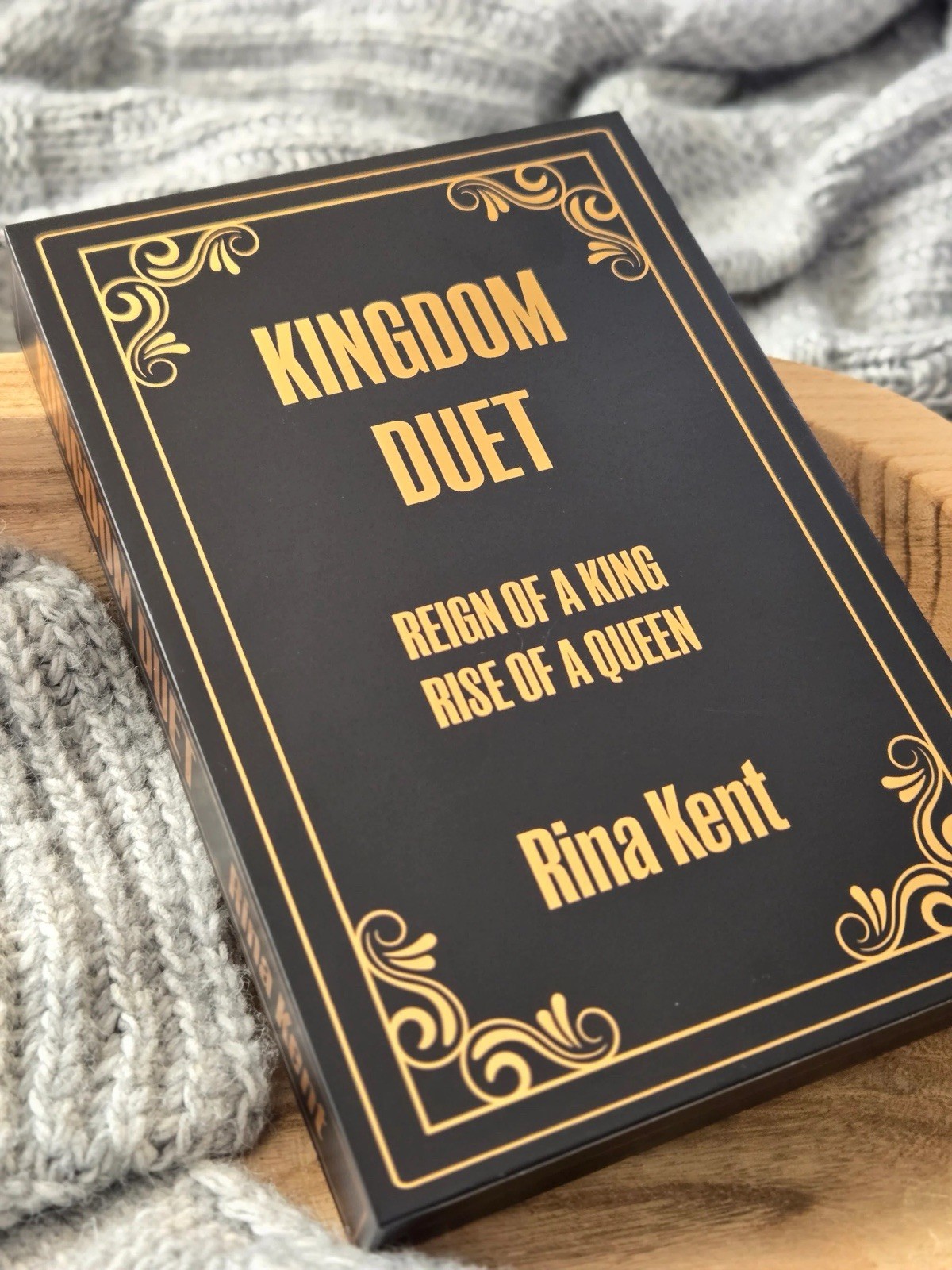 SIGNED Books For Days Crate: Kingdom Duet by Rina Kent Omnibus HB + Overlays New