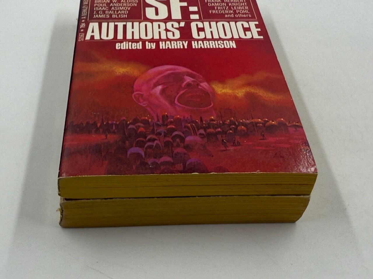 SF: Authors‘ Choice 1-2, Ed. Harry Harrison, Berkley PB 6/68, 5/70