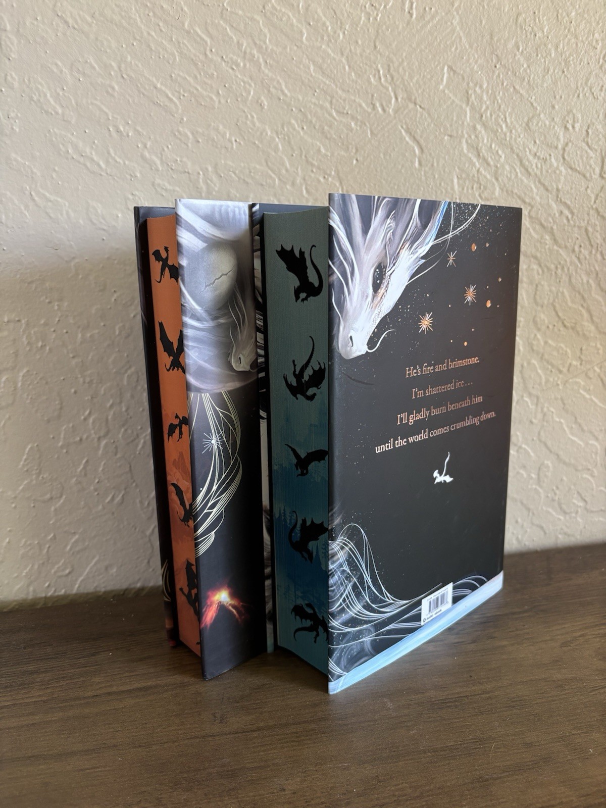 Sarah A. Parker Signed Set | When the Moon Hatched & Ballad of Falling Dragons