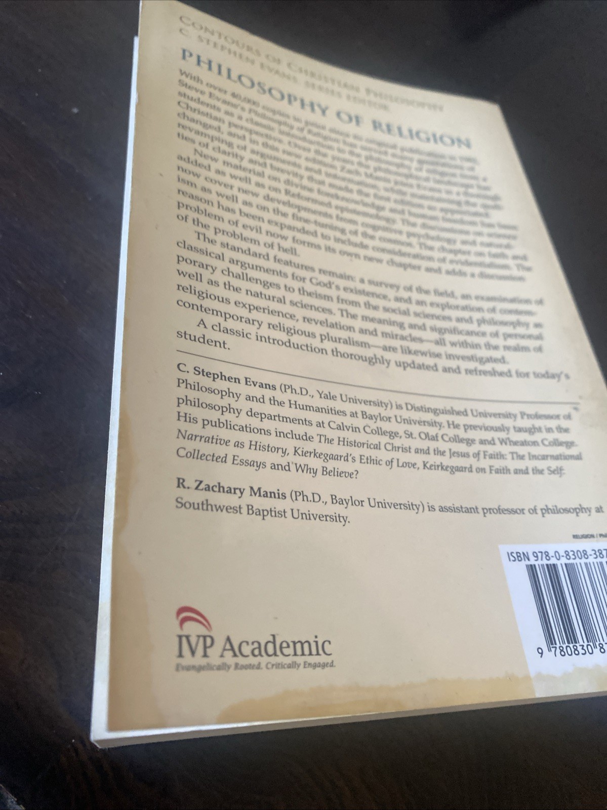 Philosophy of Religion : Thinking about Faith by C. Stephen Evans and R. Zachary
