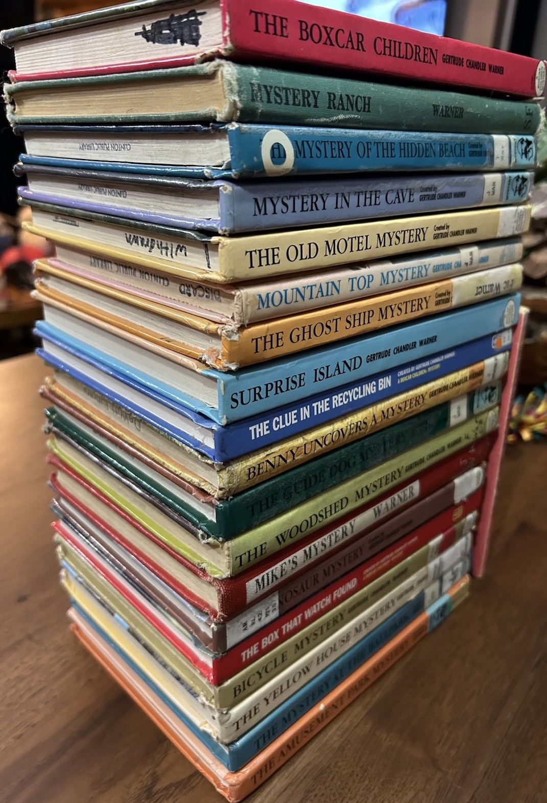 20 BOXCAR CHILDREN Mystery Hardcover Lot by Gertrude Chandler Warner 1980s HC