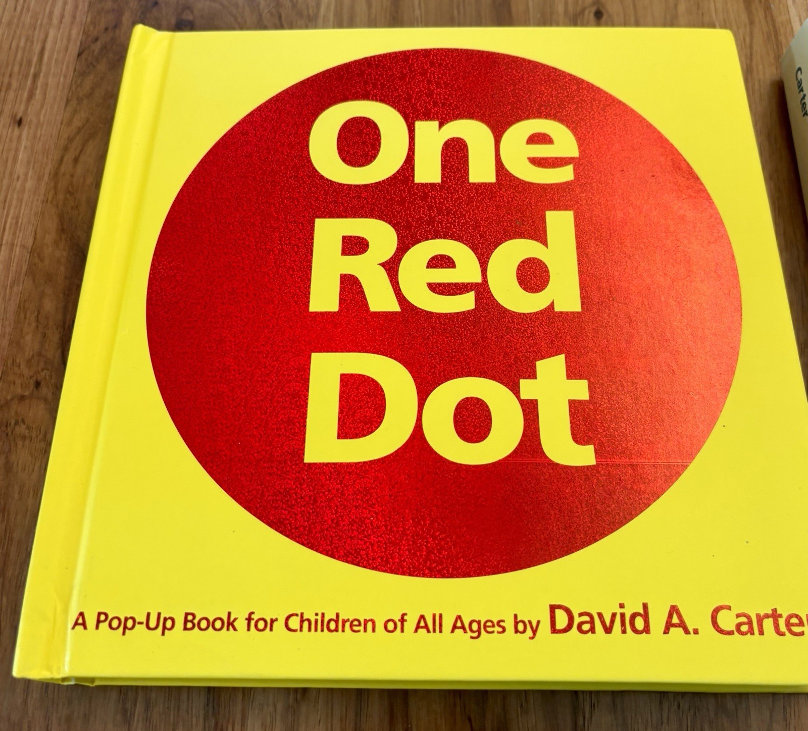 David A Carter Pop-Up Book Lot One Red Dot 600 Black Spots Blue 2 Hardcover