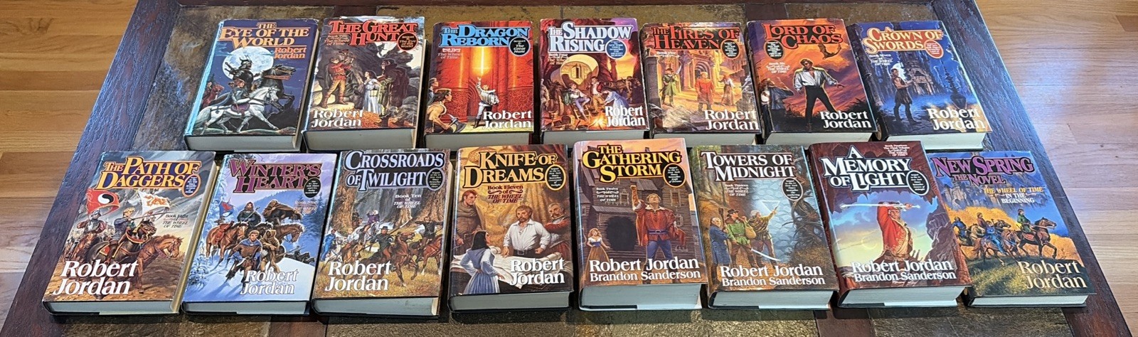 Robert Jordan The Wheel Of Time Complete Hardcover Set Rare Book Club Editions