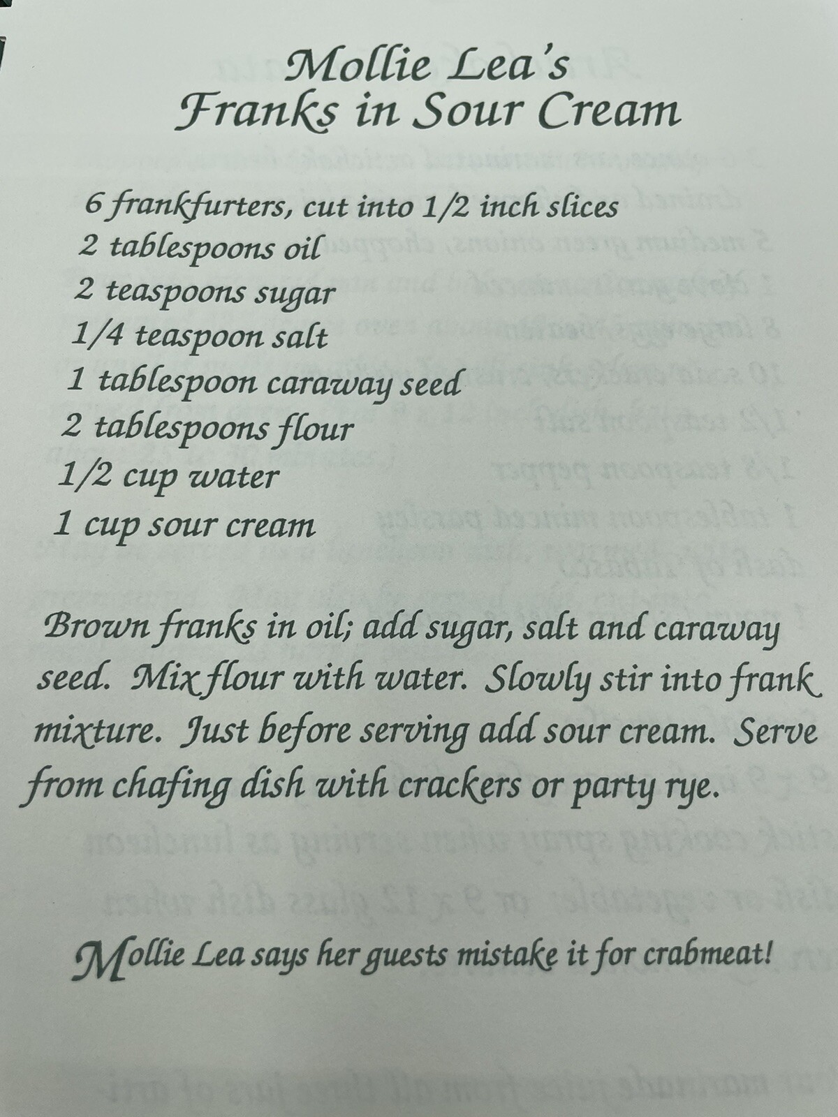 Cool Talk With Curtis Grace and Friends 1989 190 pages Kentucky Recipes