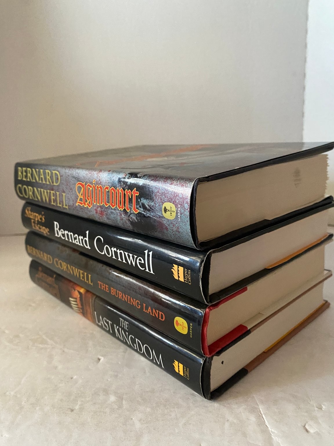 Bernard Cornwell Historical Fiction Lot Agincourt Sharpe’s Escape Last Kingdom