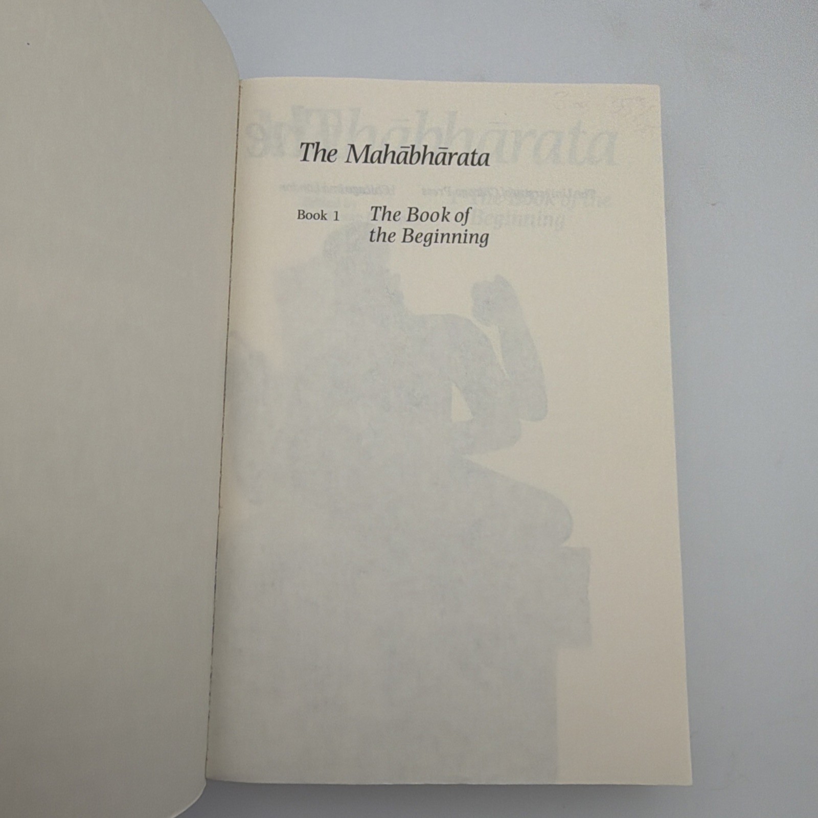 SET- Mahabharata Book number I – 5 – J. A. B. Van Buitenen