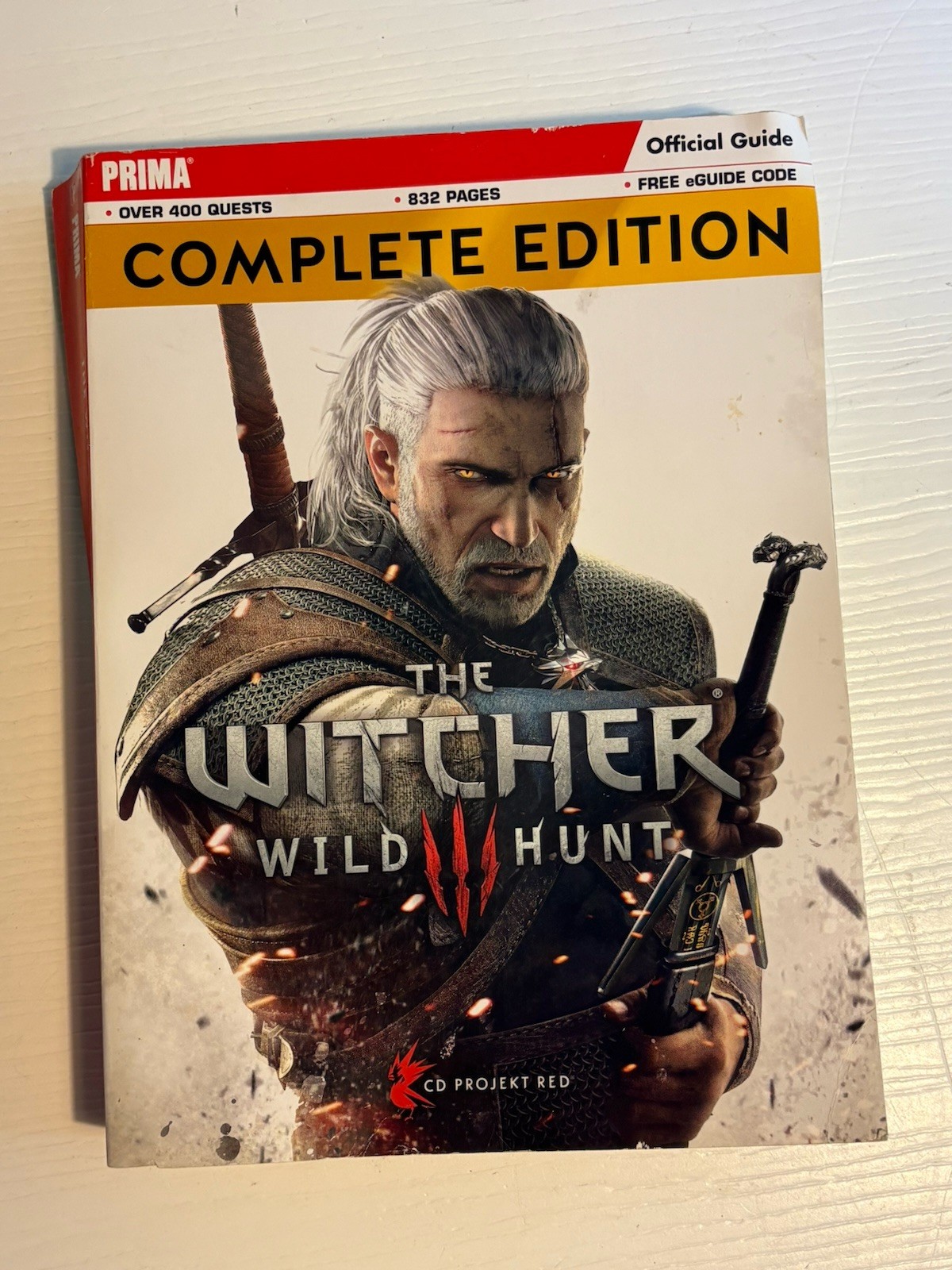 Witcher 3 Wild Hunt Complete Edition Guide Prima Official Guide Over 800 Pages