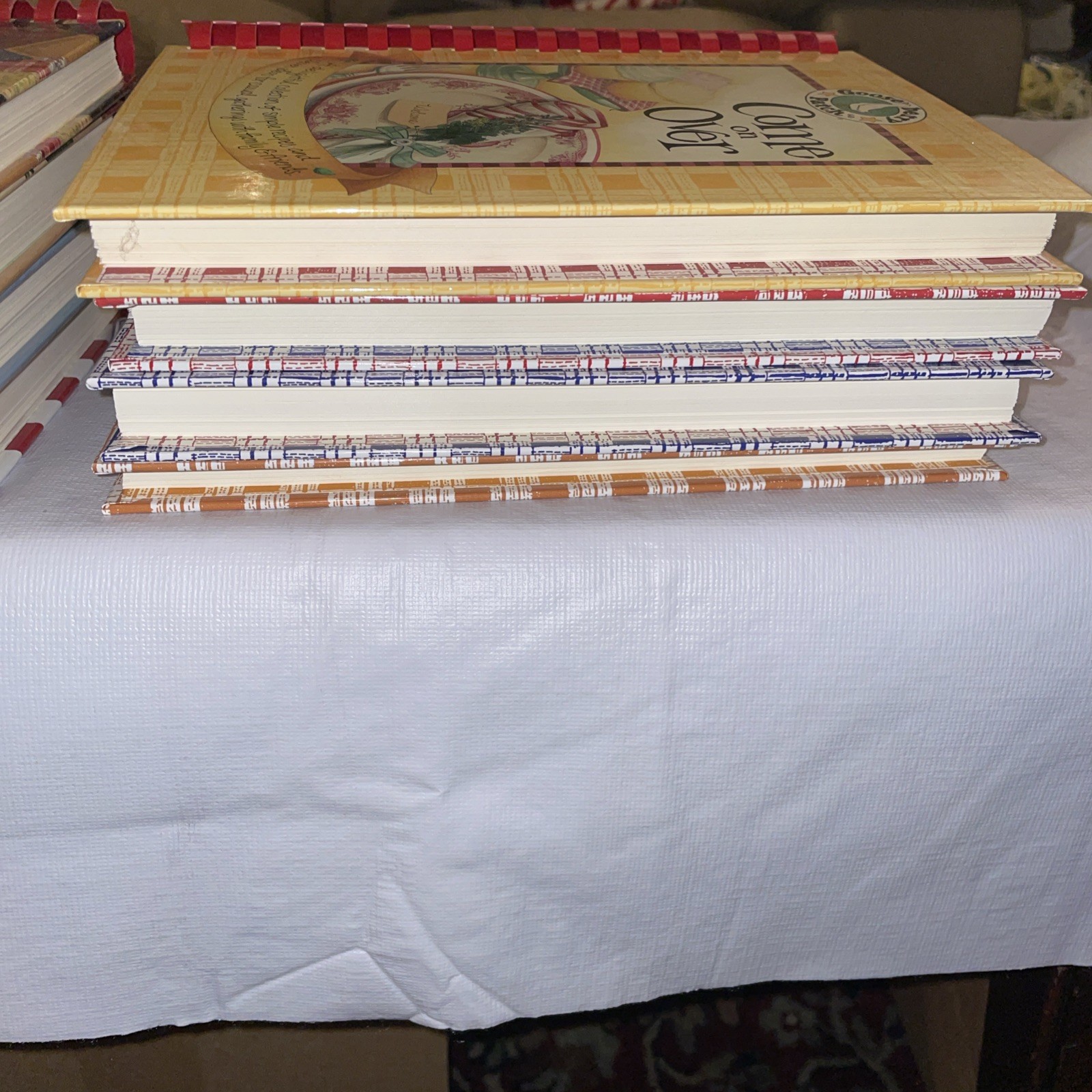 Huge Lot Of 16 Goose Berry Patch Spiral Bound Variety Cookbooks EUC