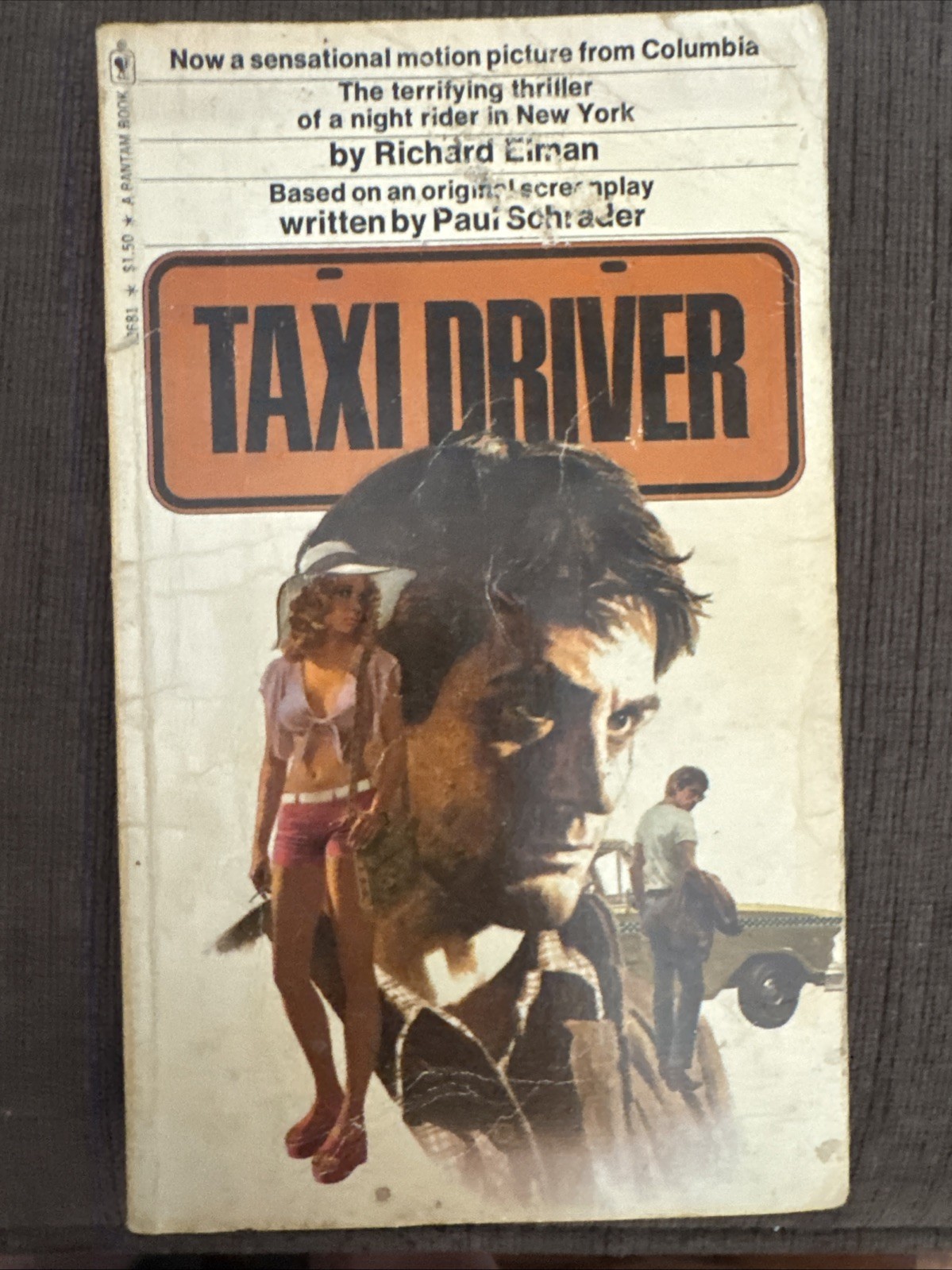 Taxi Driver: Richard Elman. Bantam Books (T2681). First Printing. 1976