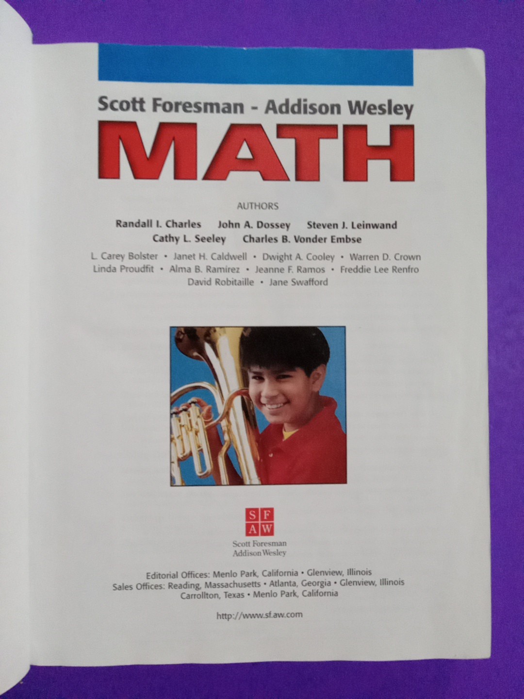 SCOTT FORESMAN ADDISON WESLEY MATH 1999 PUPIL EDITION GRADE 6 VERY GOOD CONDITIO