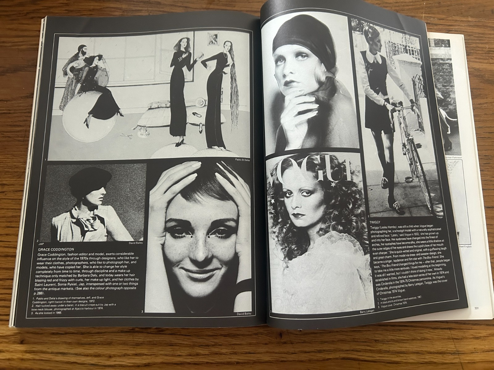 IN VOGUE- Sixty years of British Vogue – PENGUIN TPB (UK) 1978 344 Pages