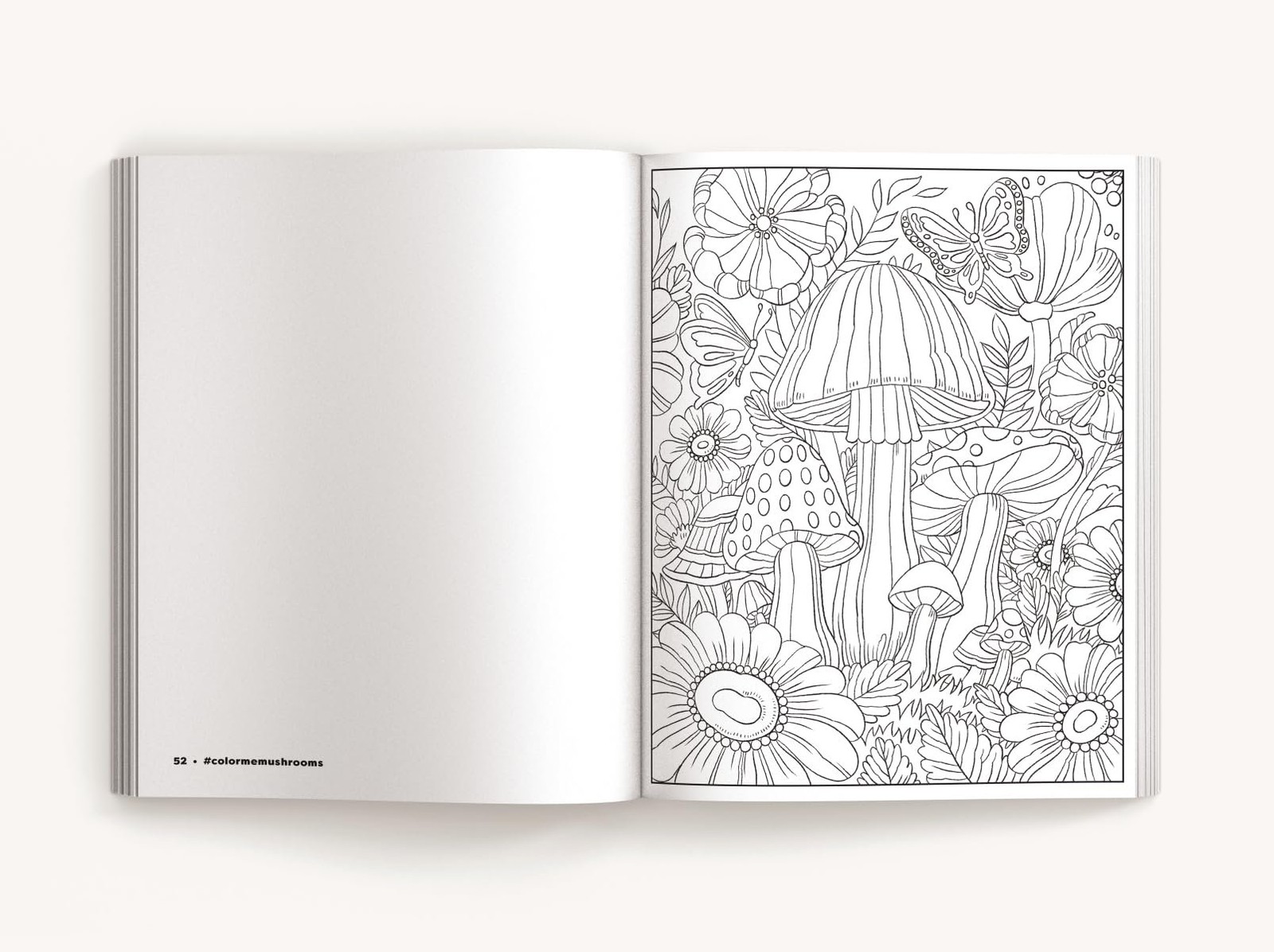 Color Me Mushrooms: A Funky Fungi Coloring Book (Color Me Coloring Books)