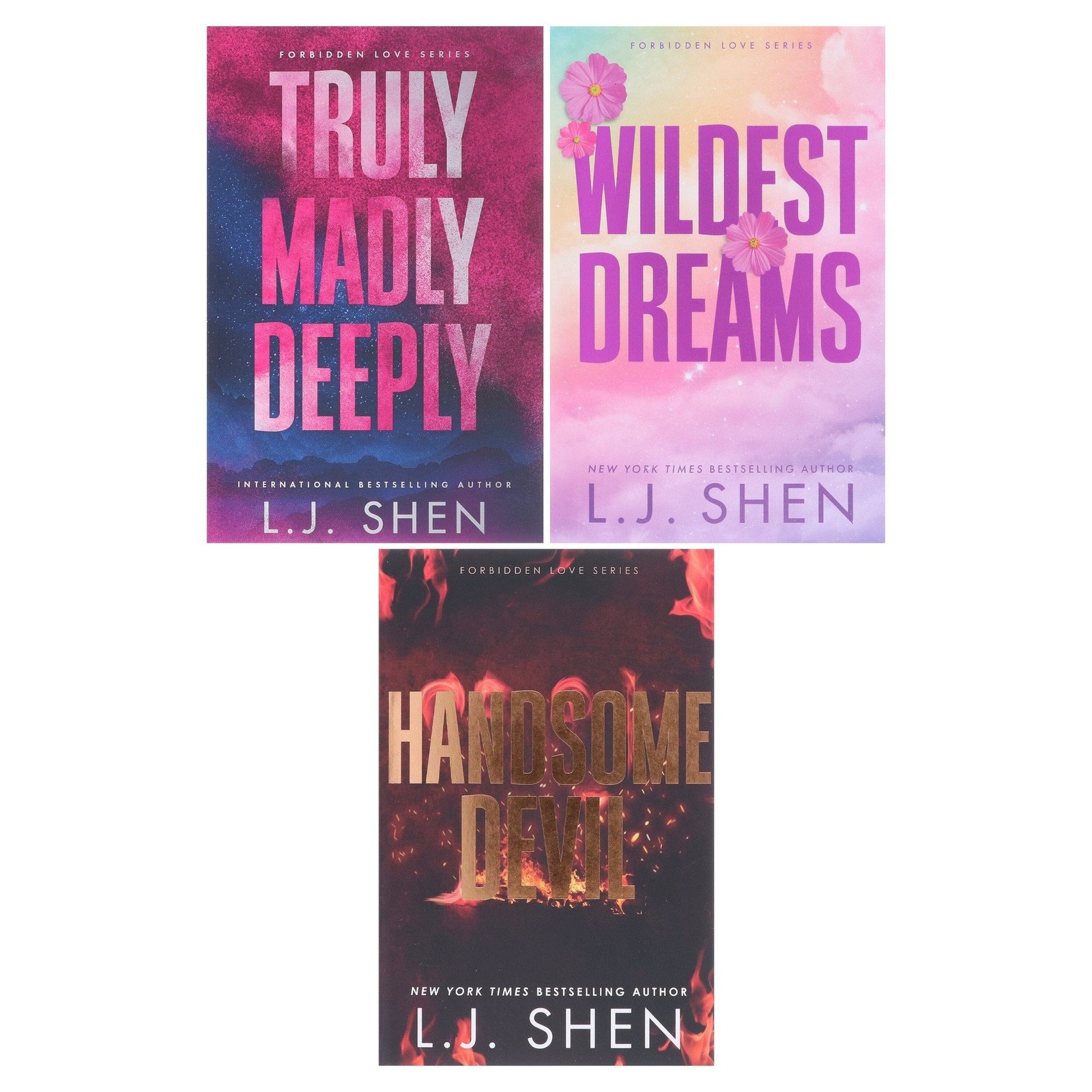 Forbidden Love Series by L.J. Shen 3 Books Collection Set – Fiction – Paperback