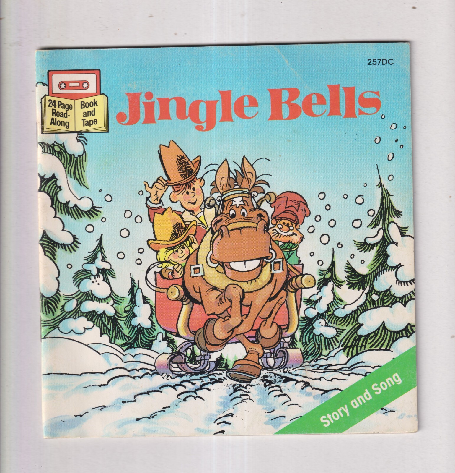 Walt Disney Jingle Bells (BOOK ONLY) (Paperback: Children’s Picture Book) 1987