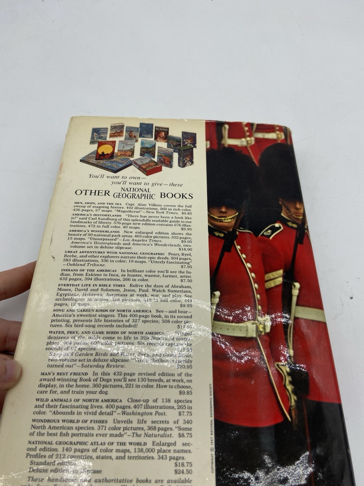 This England by National Geographic Society HC Book Vintage 1967 658 Photos MAP